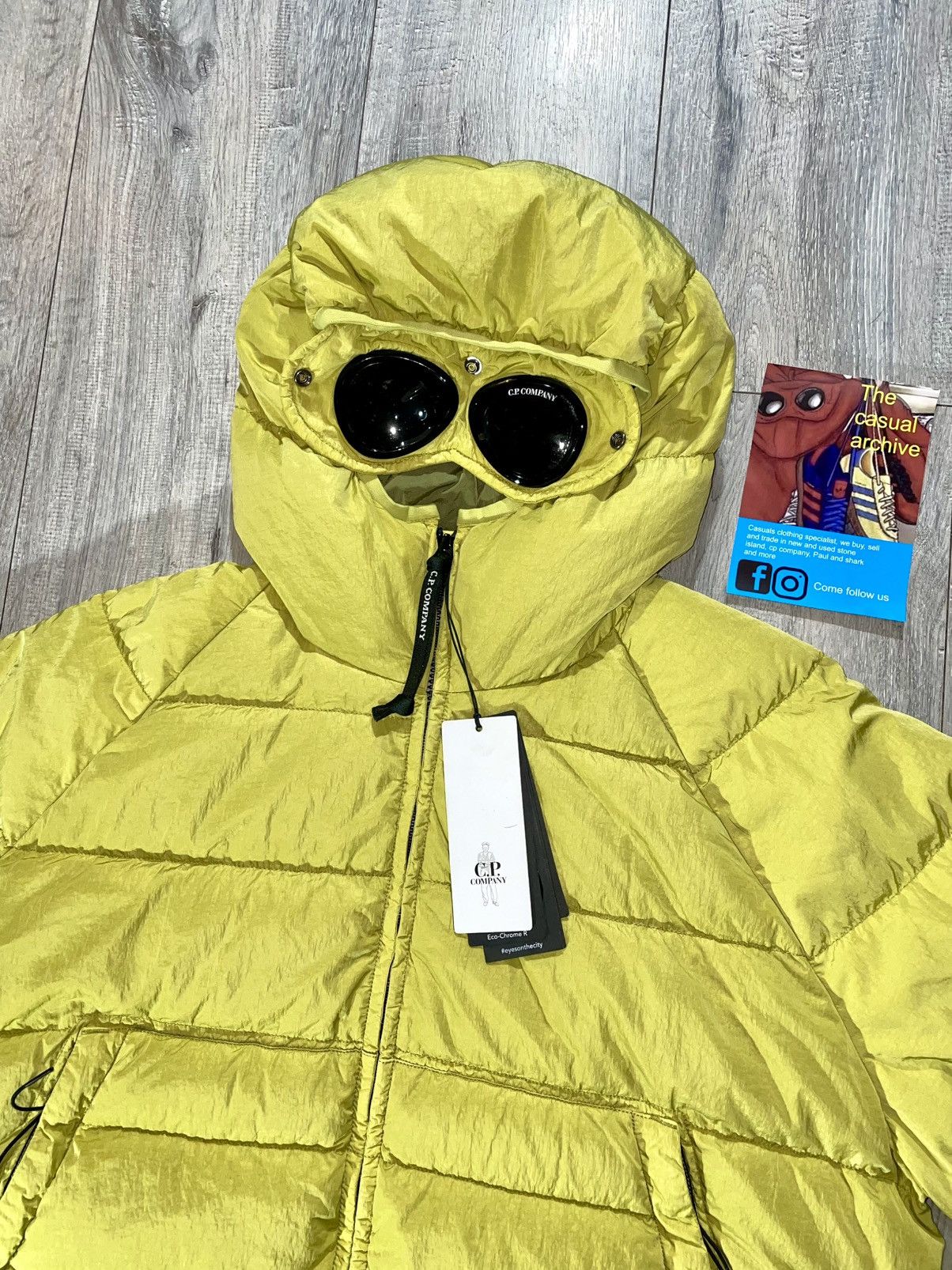 C.P. Company Cp company chrome r goggle jacket size 50 fits large to xl Size US L / EU 52-54 / 3 - 3 Thumbnail