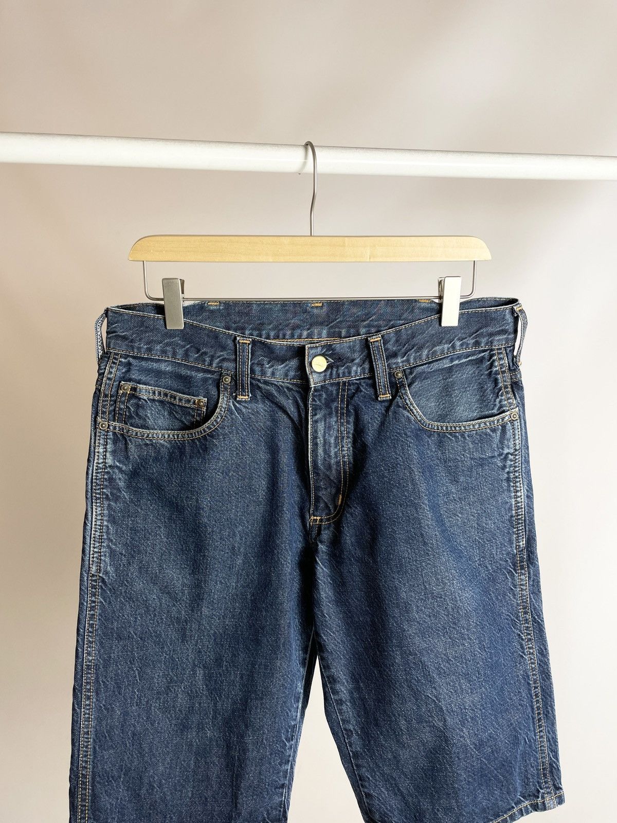 Other 🍫VINTAGE🍫 Carhartt Western Bermuda Jeans Shorts jorts Size US 30 / EU 46 - 5 Thumbnail