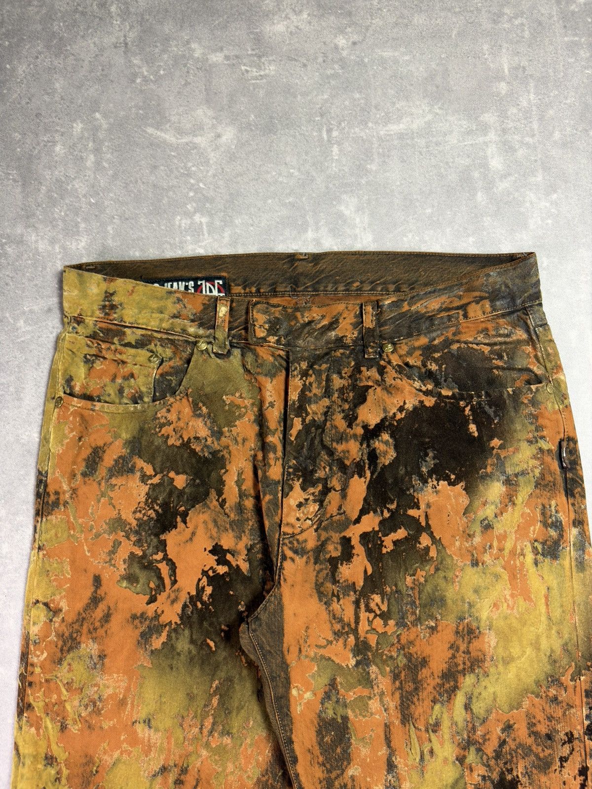 Jean Paul Gaultier 90s Jean Paul Gaultier Moss Camo Trompe L’oeil Pants 32 Size US 32 / EU 48 - 5 Thumbnail