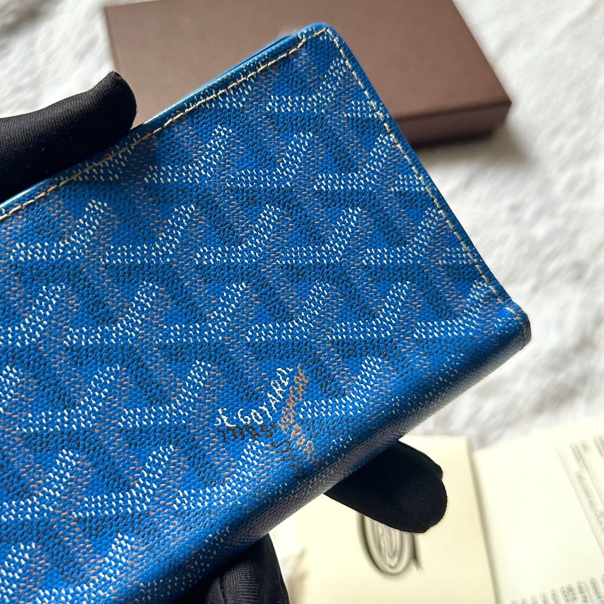 Goyard Goyard Richelieu Long Wallet Blue Size ONE SIZE - 16 Thumbnail