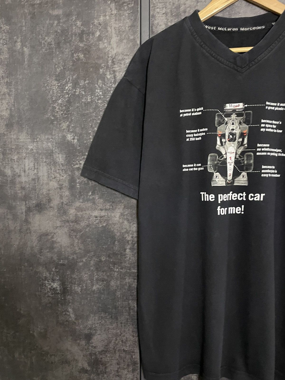 Vintage Vintage Formula 1 Mclaren Mercedes West Racing T-shirt Size US XL / EU 56 / 4 - 4 Thumbnail