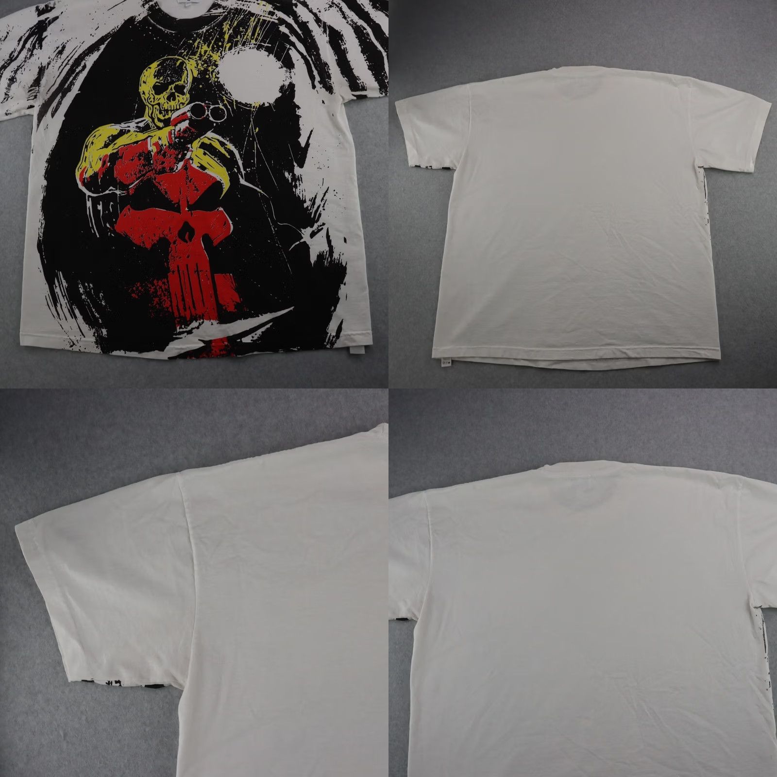 Warren Lotas Warren Lotas Marvel Punisher MENS XL White T-Shirt Size US XL / EU 56 / 4 - 8 Thumbnail