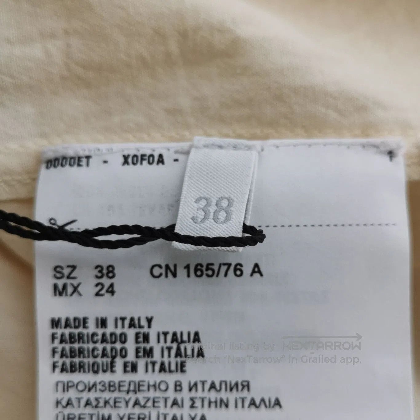 Prada Prada Logo Cotton Shirt Jumpsuit for Women . Size 37" - 7 Thumbnail