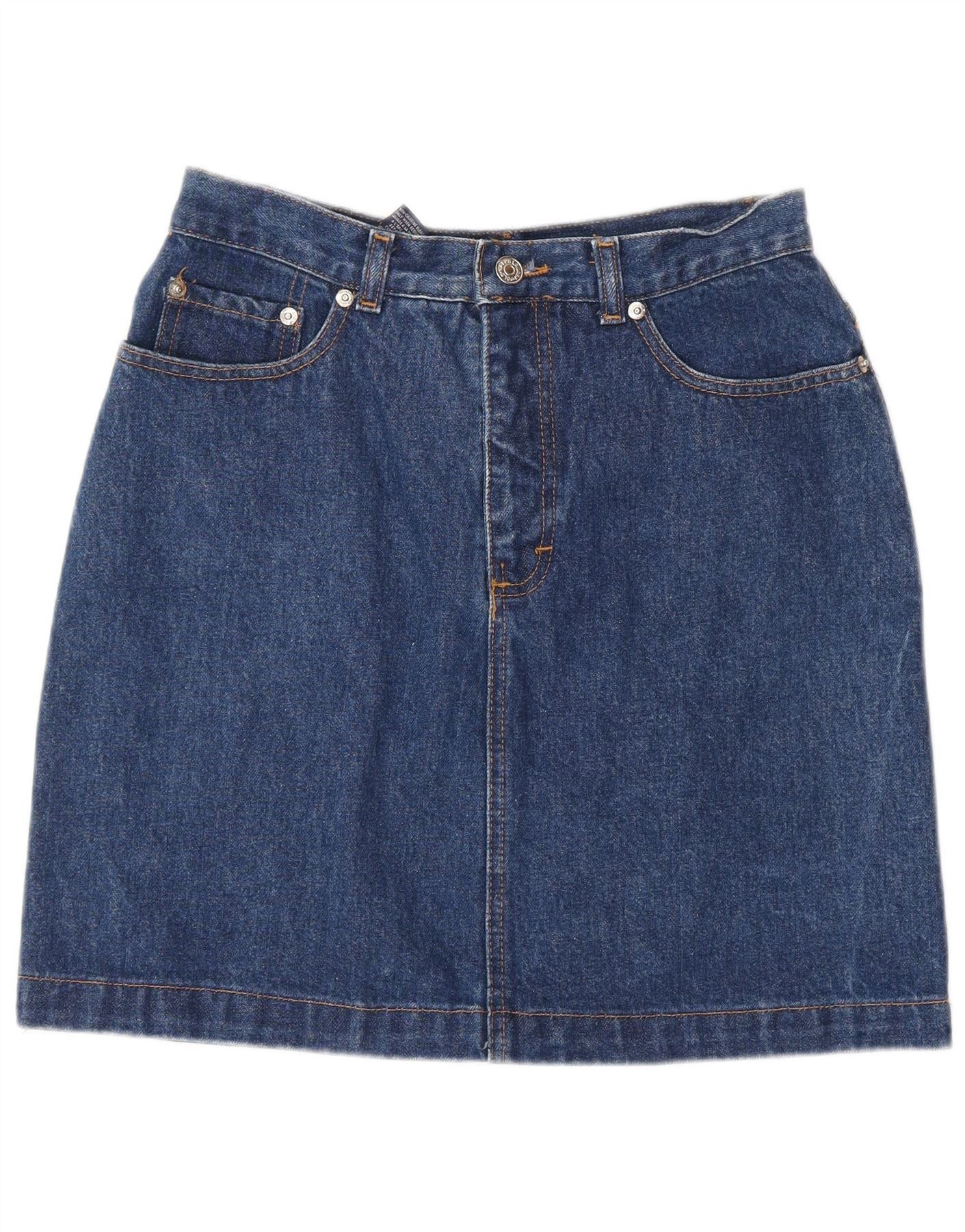 Ralph Lauren Girls Denim Skirt 10-11 Years W26 Blue Cotton Size 28" / US 6 / IT 42 - 1 Thumbnail