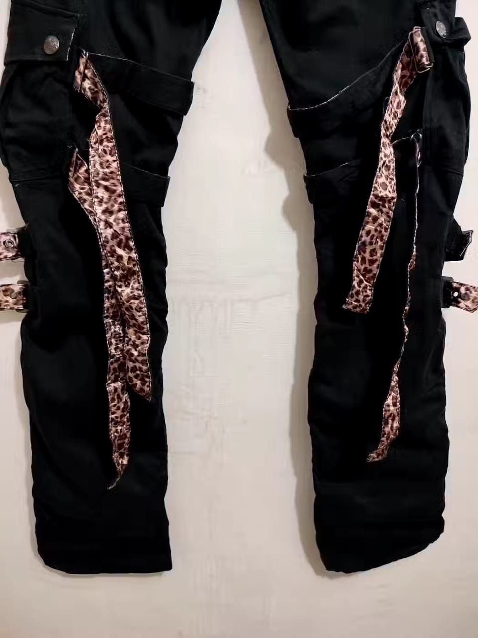 Japanese Brand BG SHO Punk Bondage Cargo Pants Size US 29 - 6 Thumbnail
