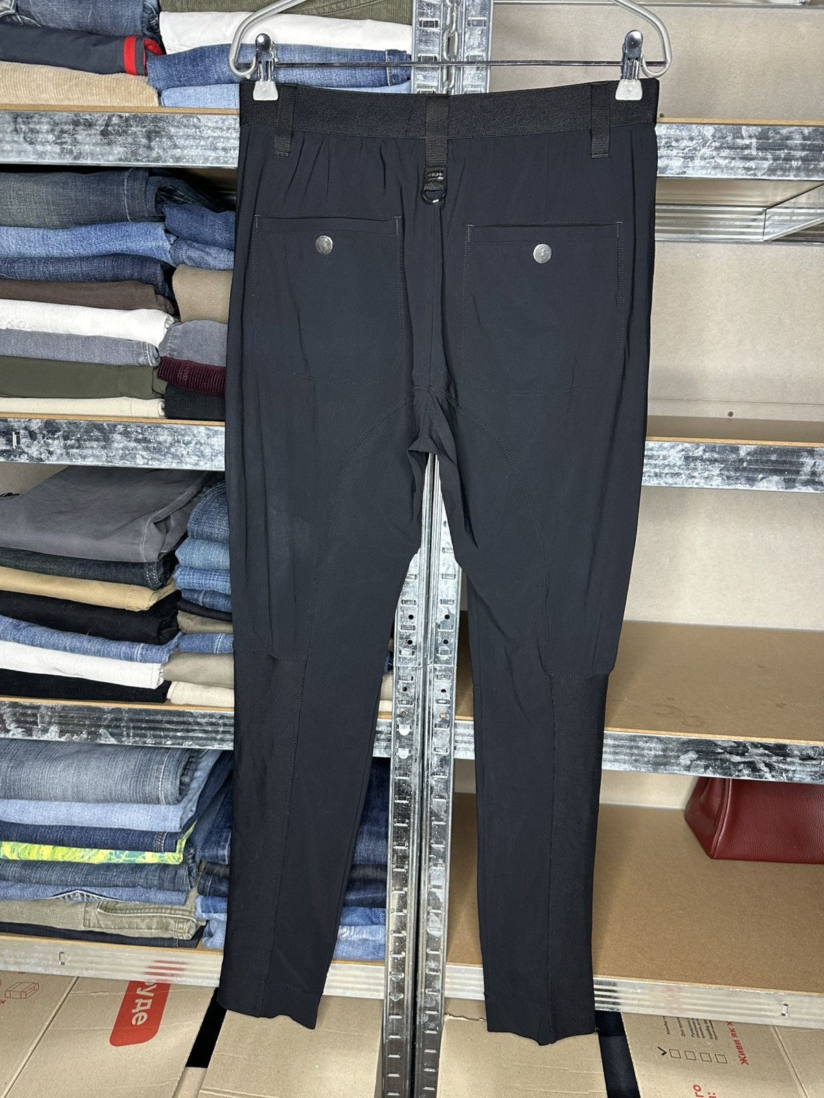Other HIGH Everyday Couture Tech Black Technical Trousers Pants Size 30" / US 8 / IT 44 - 2 Thumbnail