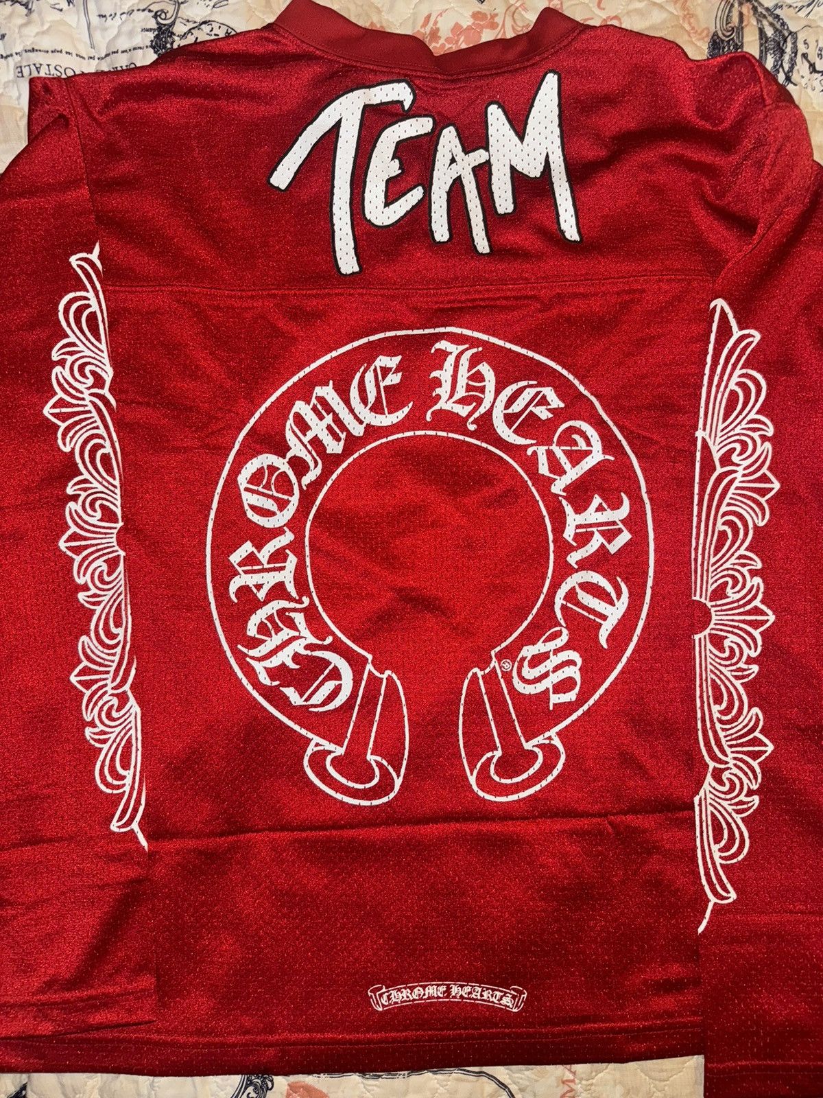 Chrome Hearts Chrome Heart Matty Boy Red Stadium Mesh Warm