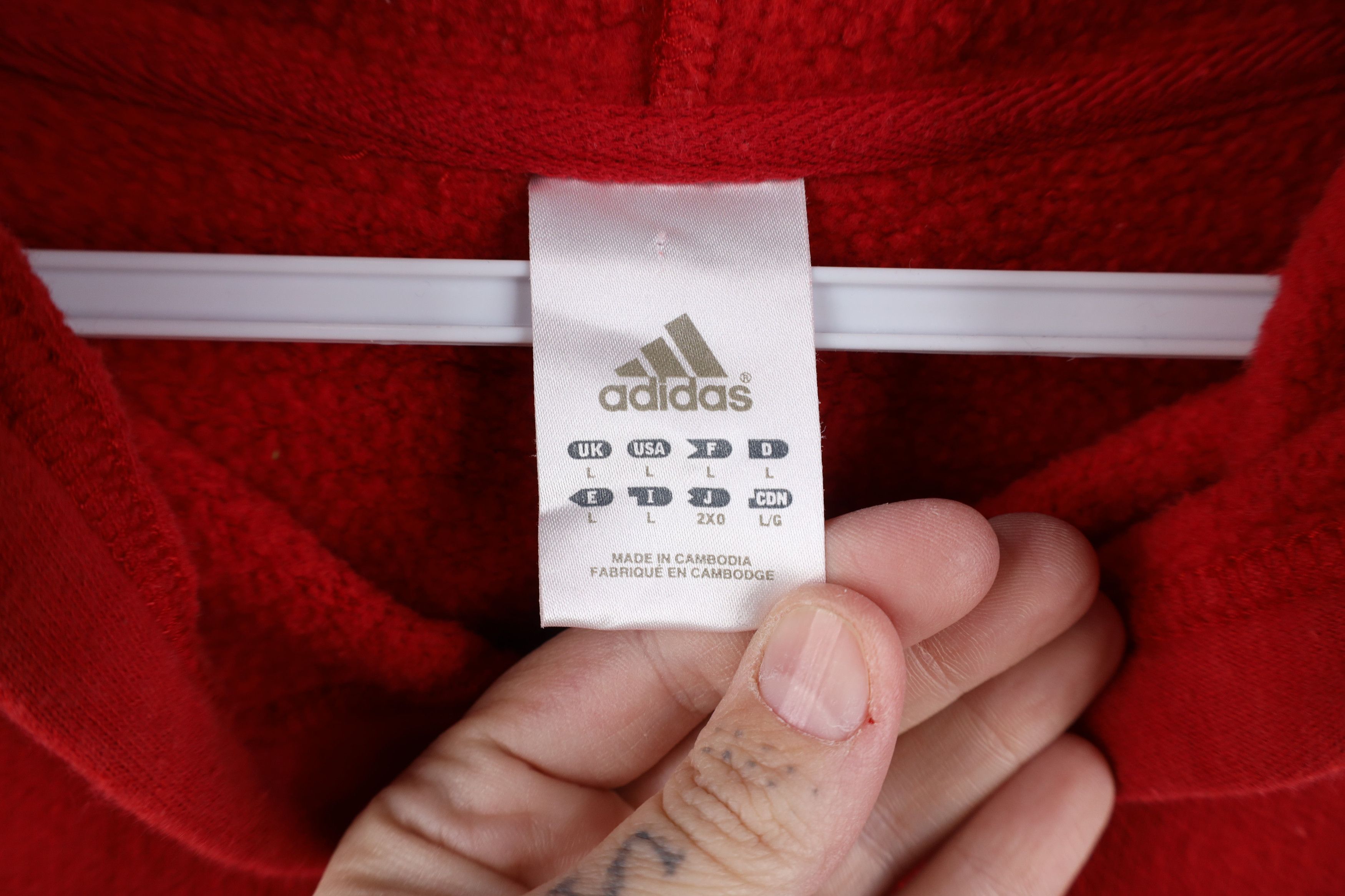 Adidas Vintage Adidas Spell Ohio State University Hoodie Sweatshirt Size L / US 10 / IT 46 - 10 Thumbnail