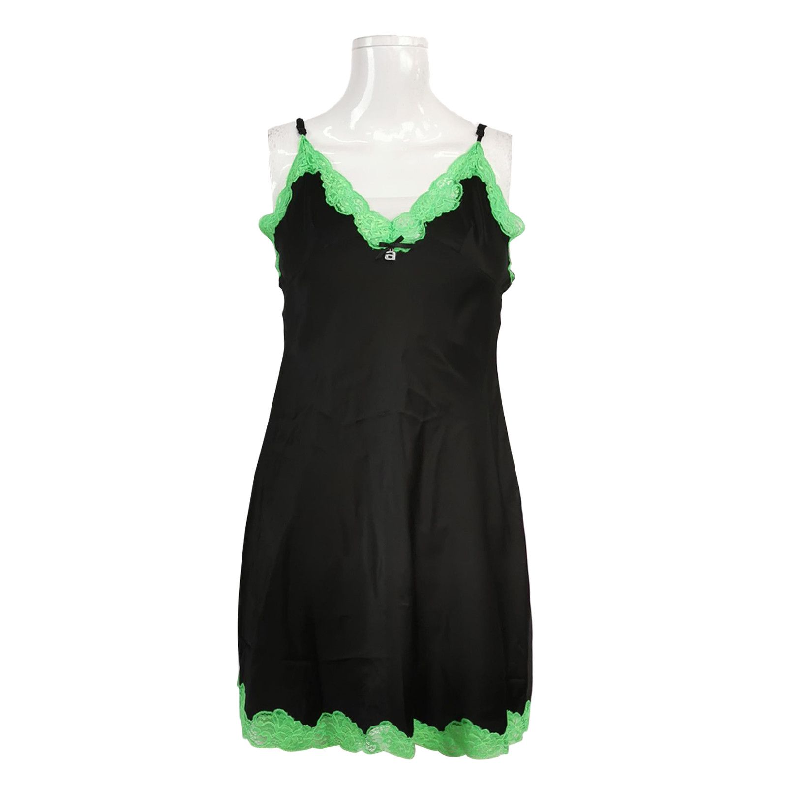 Alexander Wang Alexander Wang Silk Lace Trim Mini Dress Size 4 Size S / US 4 / IT 40 - 1 Thumbnail
