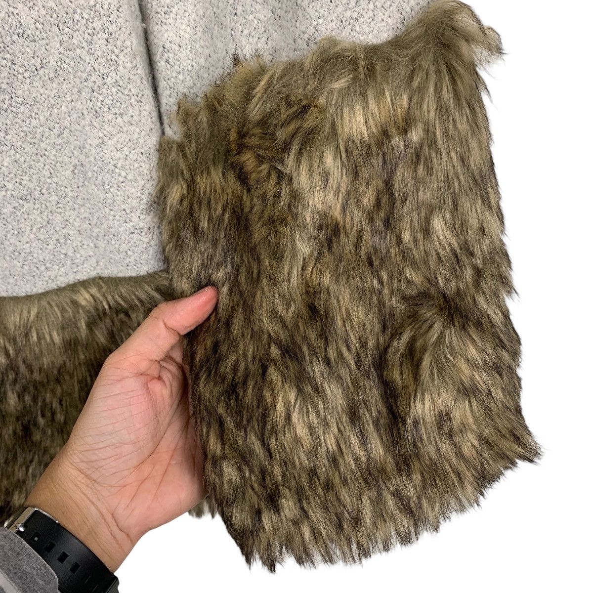 Japanese Brand Japanese Brand Bon Sens Luxe Wool Fur Women Jacket Size M / US 6-8 / IT 42-44 - 13 Thumbnail