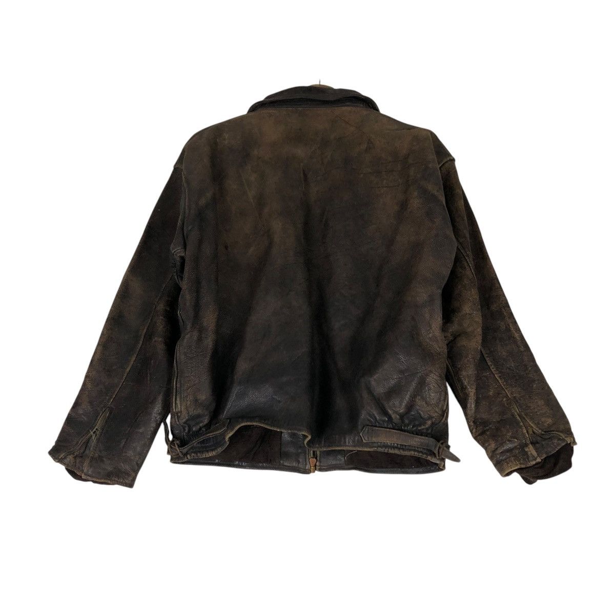 Aero Leathers 🔥TRUE VINTAGE 80’s LEATHER JACKET BLANKET RIDER HORSE Size US M / EU 48-50 / 2 - 9 Thumbnail
