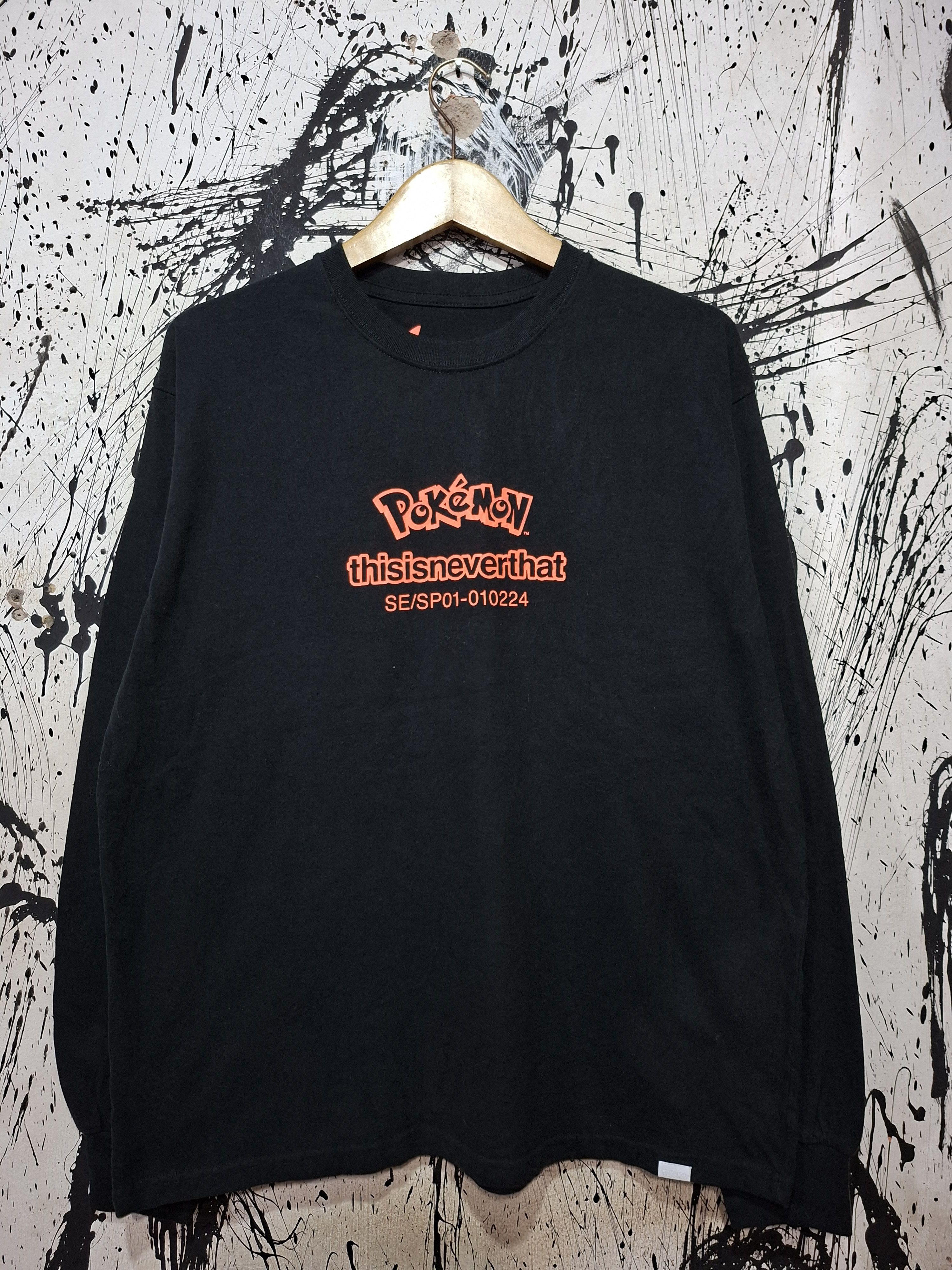 Pokemon 90'S POKEMON X THISISNEVERTHAT REVERSIBLE LONGSLEEVE Size US L / EU 52-54 / 3 - 1 Thumbnail