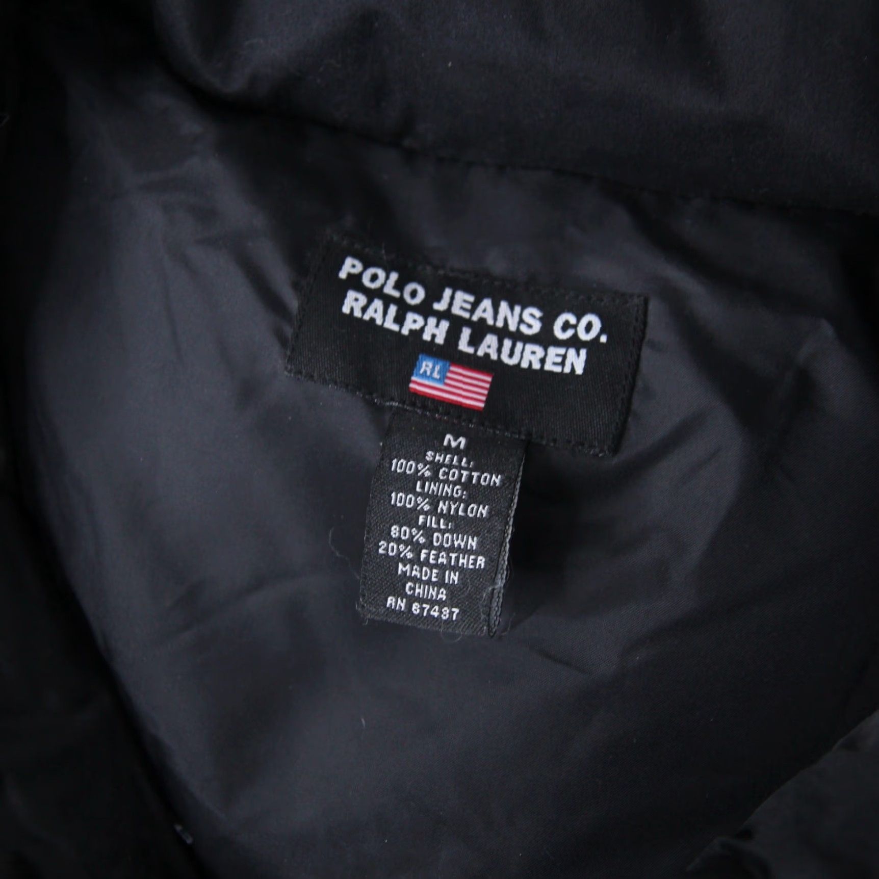 Polo Ralph Lauren VINTAGE Polo Ralph Lauren Mens Jacket Puffer Down Coat Black M Size US M / EU 48-50 / 2 - 4 Thumbnail