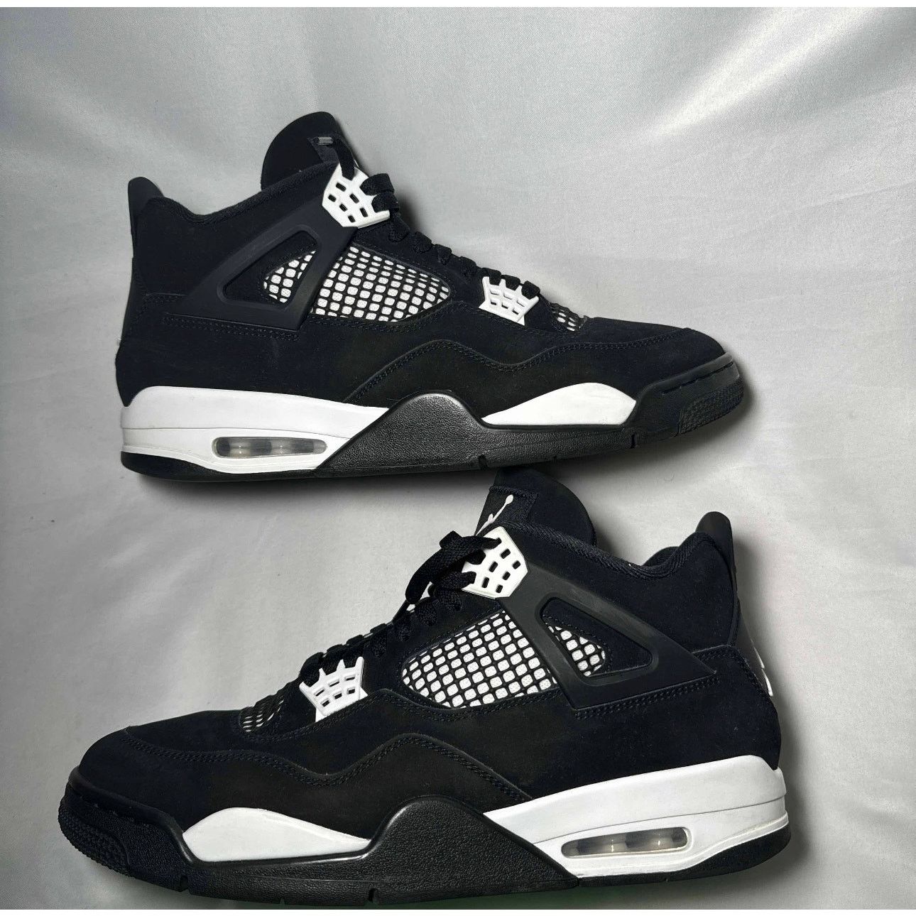 Jordan Brand × Nike Size 12 - Nike Air Jordan 4 Retro White Thunder Men's Shoes Size US 12 / EU 45 - 2 Thumbnail