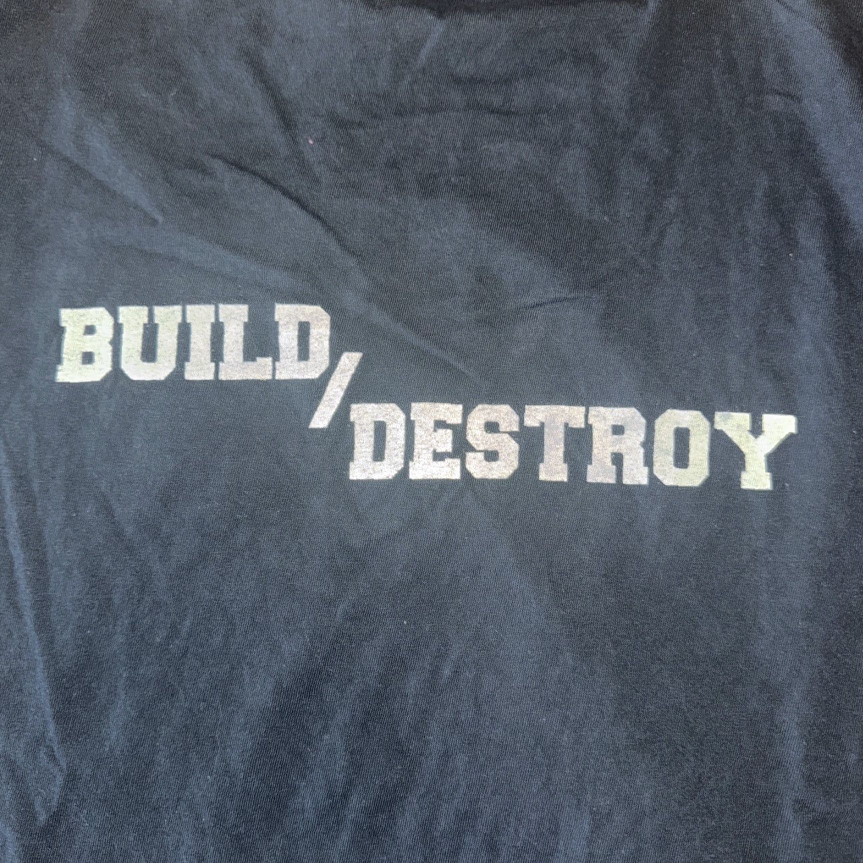 Vintage Rager Studio T-Shirt Black Large Build And Destroy Mens Shirt L Size US L / EU 52-54 / 3 - 2 Thumbnail