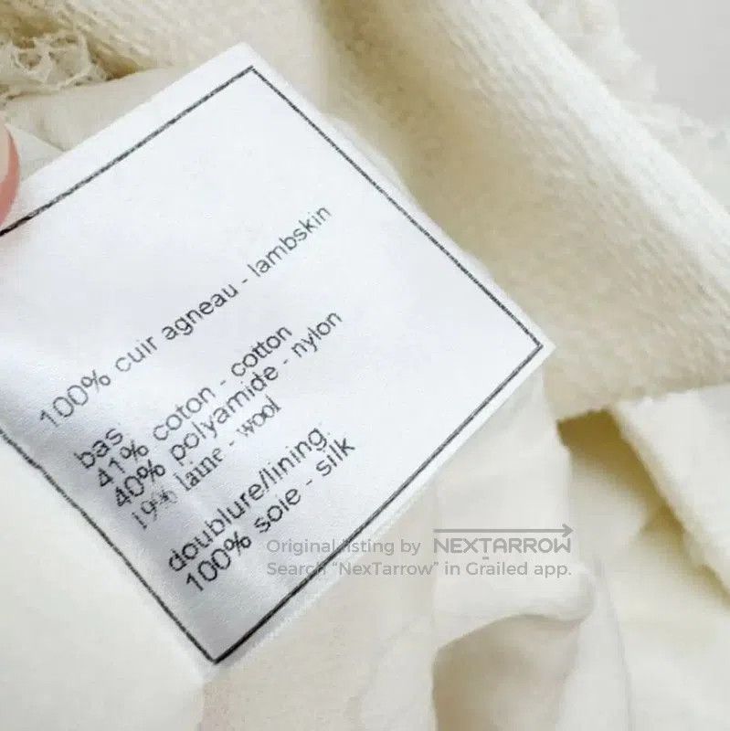 Chanel Chanel White Sheepskin Long Winter Coat . Size S / US 4 / IT 40 - 6 Thumbnail