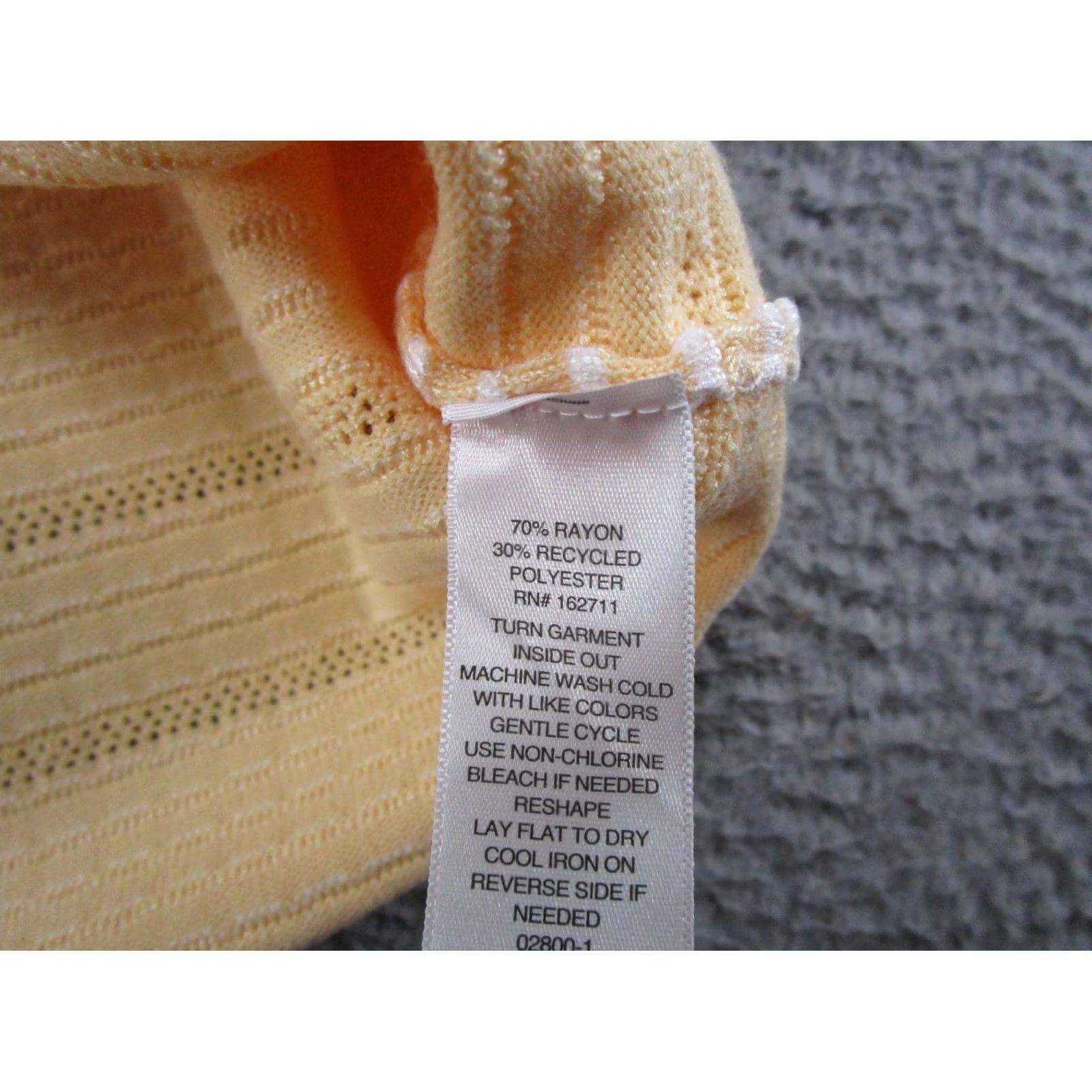 Liz Claiborne Liz Claiborne Sweater Top Striped Short Sleeve XL Womens Pullover Knit Cotton Multicolor Cardigan? Size XL / US 12-14 / IT 48-50 - 5 Thumbnail
