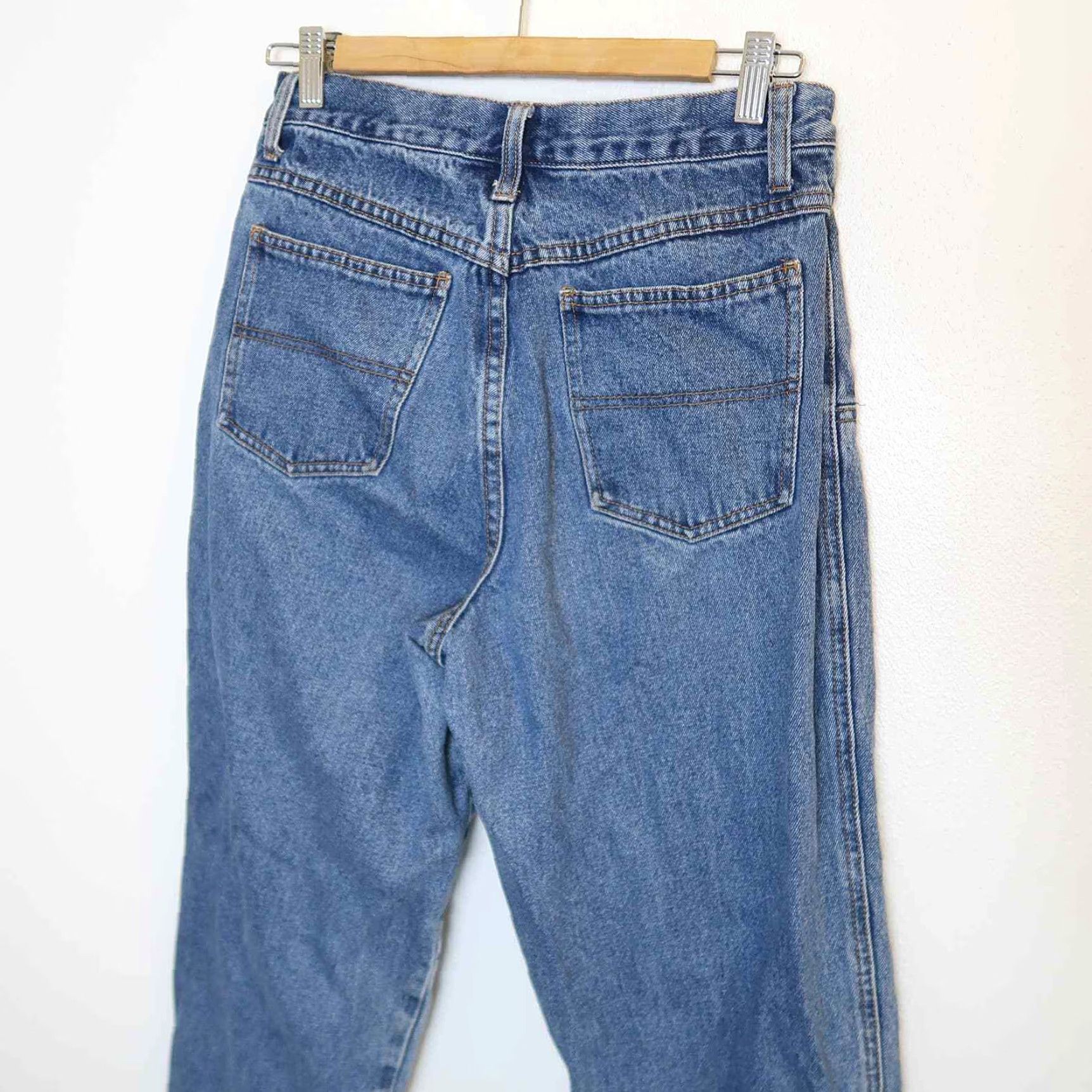 Denime VINTAGE Westport Denim blue stonewash straight leg mom jeans Casual 90s 10 Cotton Mens Womens? Size 32" / US 10 / IT 46 - 4 Thumbnail