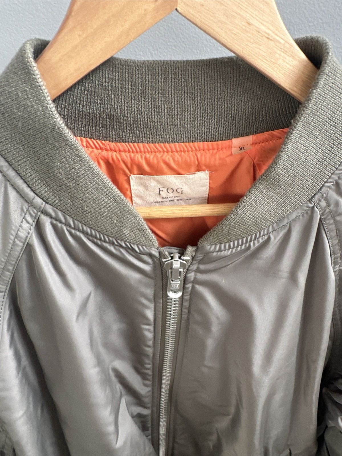 FOG FOG Collection One Men’s Olive Green Bomber Jacket Size XL Size US XL / EU 56 / 4 - 7 Thumbnail