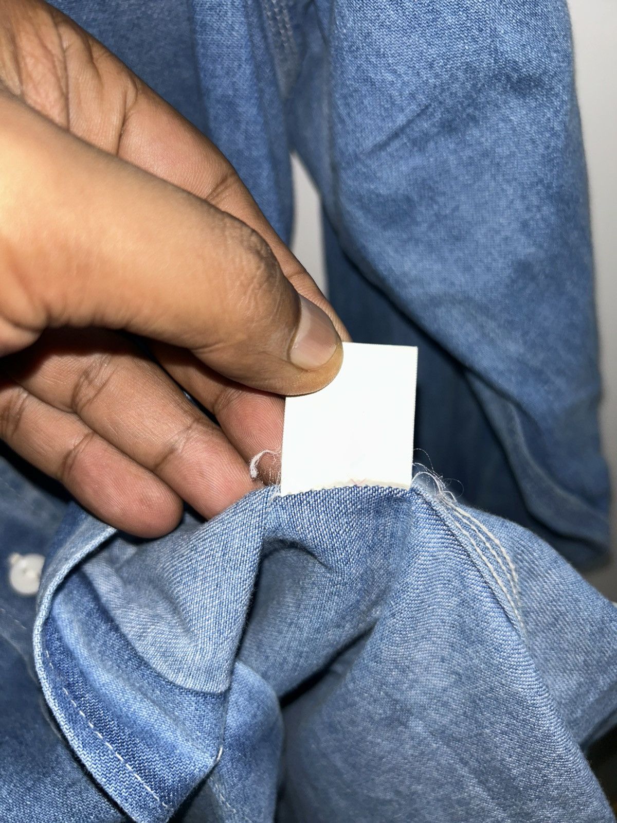 Sugar Cane Selvedge Denim Work Shirt Size US XL / EU 56 / 4 - 6 Thumbnail