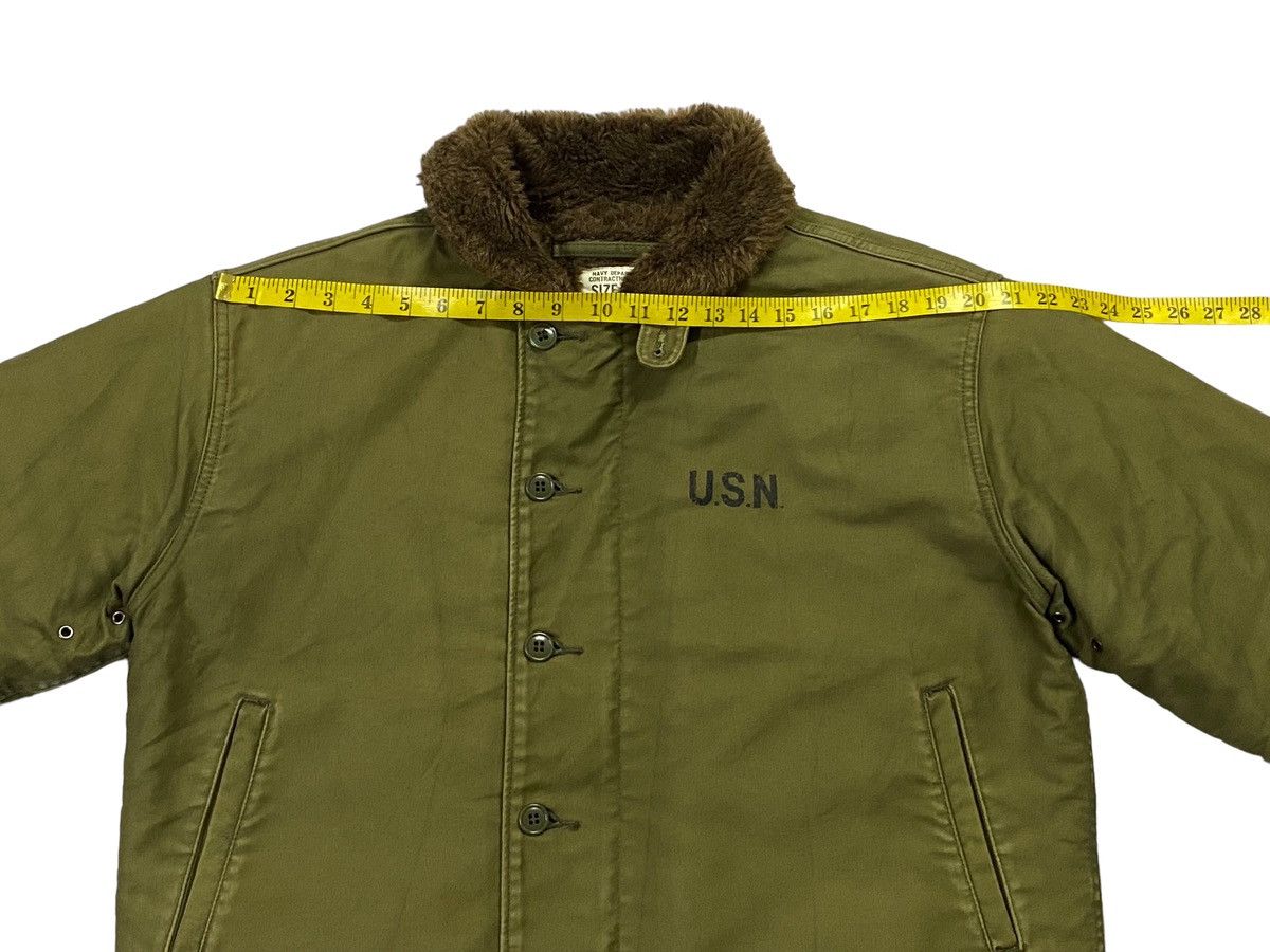 Vintage Vintage Houston U.S.N Navy N-1 Deck Jacket Size US L / EU 52-54 / 3 - 6 Thumbnail