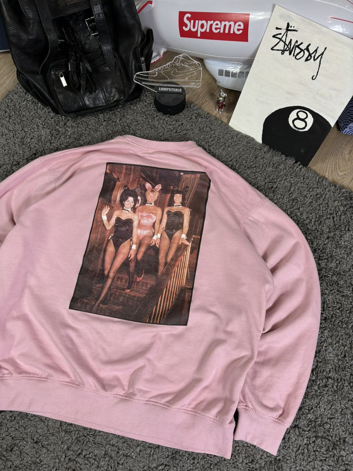 Playboy × Vintage Vintage Playboy X Missguided Hoodie Crewneck Naked Woman Size US L / EU 52-54 / 3 - 2 Thumbnail