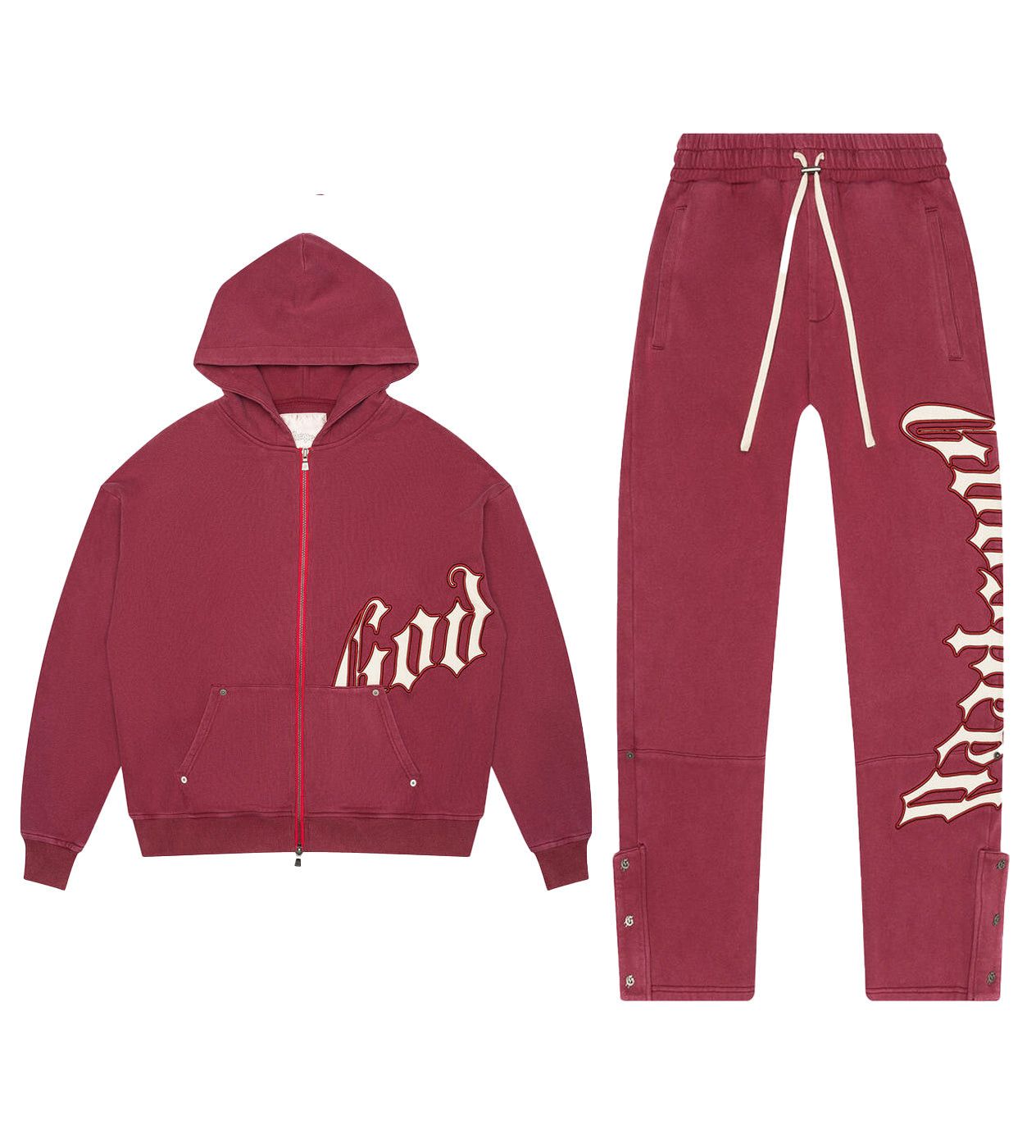 Godspeed OG Logo Sweatsuit V2 Burgundy Size US XS / EU 42 / 0 - 1 Thumbnail