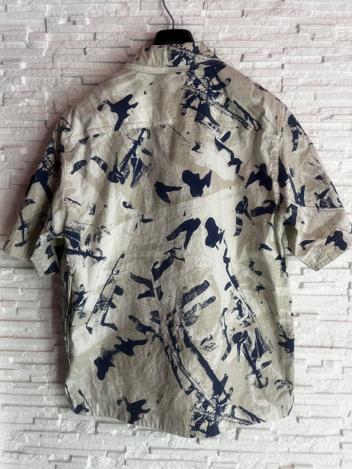 Stone Island Stone Island Desert Camouflage Cotton-Blend Shirt – Size L Size US L / EU 52-54 / 3 - 6 Thumbnail