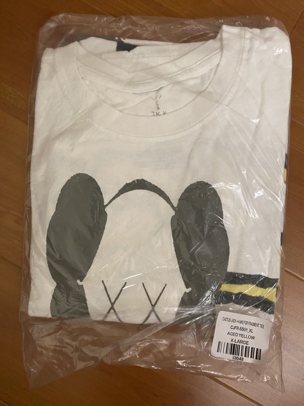 Fragment Design × Kaws × Travis Scott Travis Scott Cactus Jack Kaws Fragment Baby Tee Size US XL / EU 56 / 4 - 1 Thumbnail