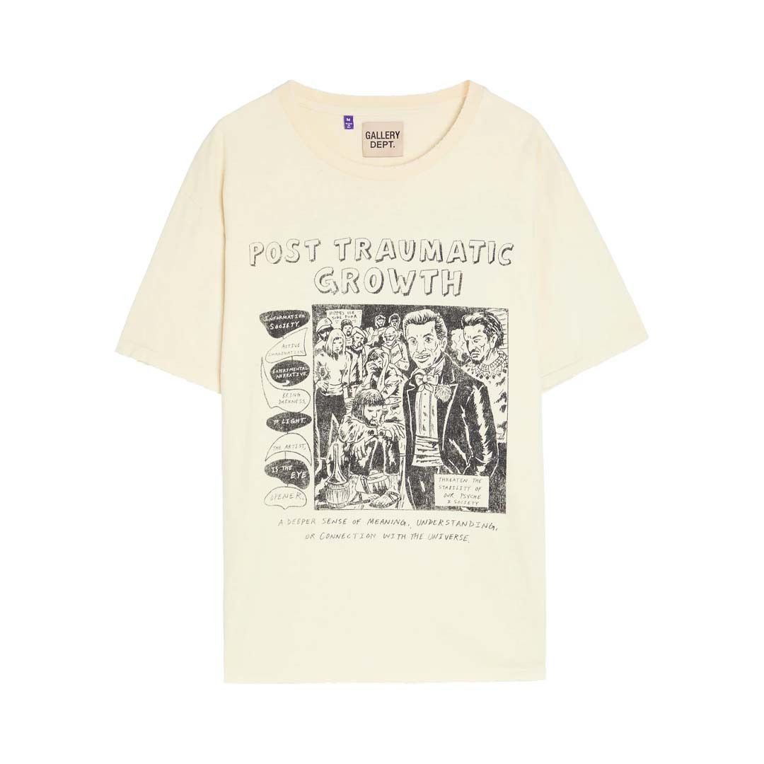 Gallery Dept. Post Traumatic Growth Tee Cream Size US XL / EU 56 / 4 - 1 Thumbnail