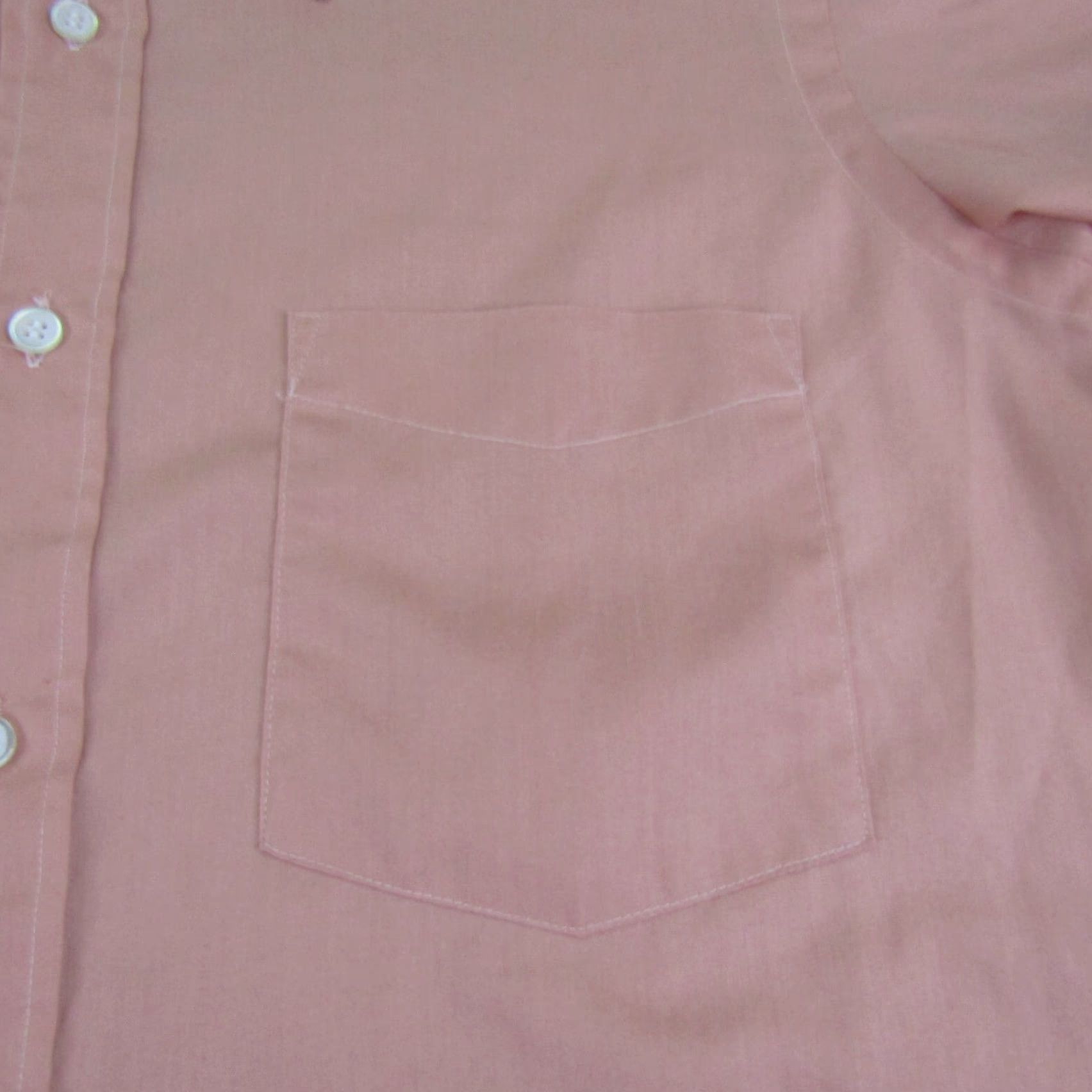 Vintage VINTAGE John Whitcomb Shirt Mens Small Pink Button Up Silken Touch 70s Disco Fashion Size US S / EU 44-46 / 1 - 4 Thumbnail