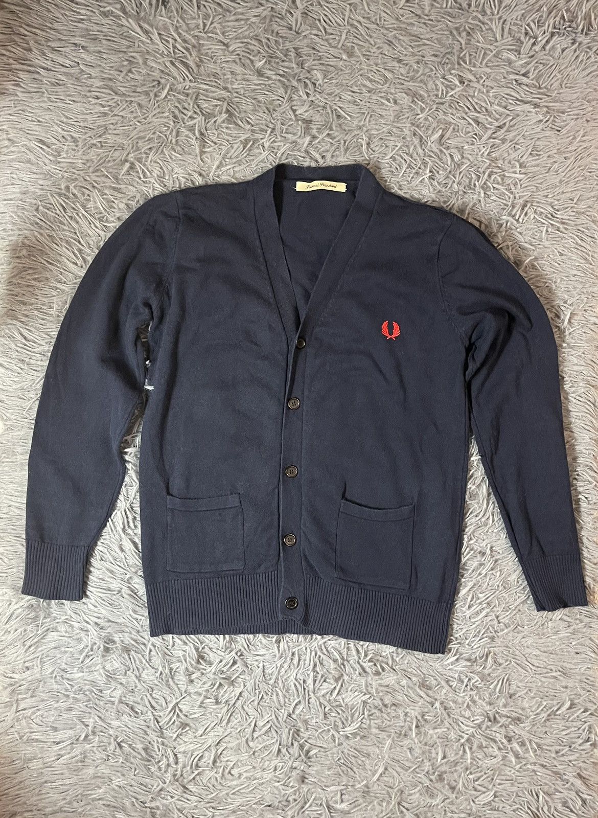 🇯🇵 Journal Standard x Fred Perry Japanese minimalist cardigan