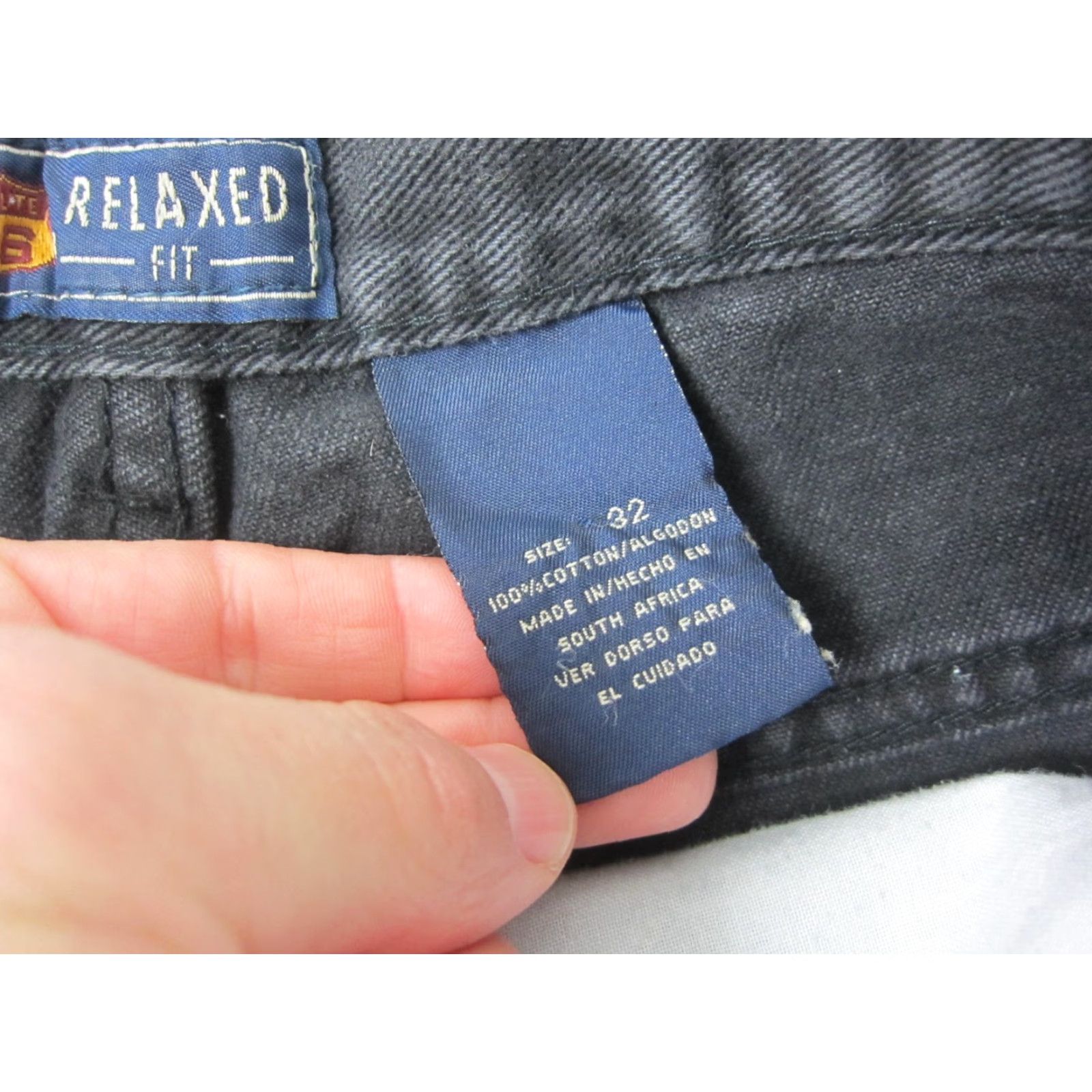 Route 66 VINTAGE Route 66 Shorts Jeans Mens 32 Black Denim Jorts 90s Relaxed Fit 5-Pocket Denim Short Baggy Casual Workwear Summer Spring Mens Size US 32 / EU 48 - 4 Thumbnail