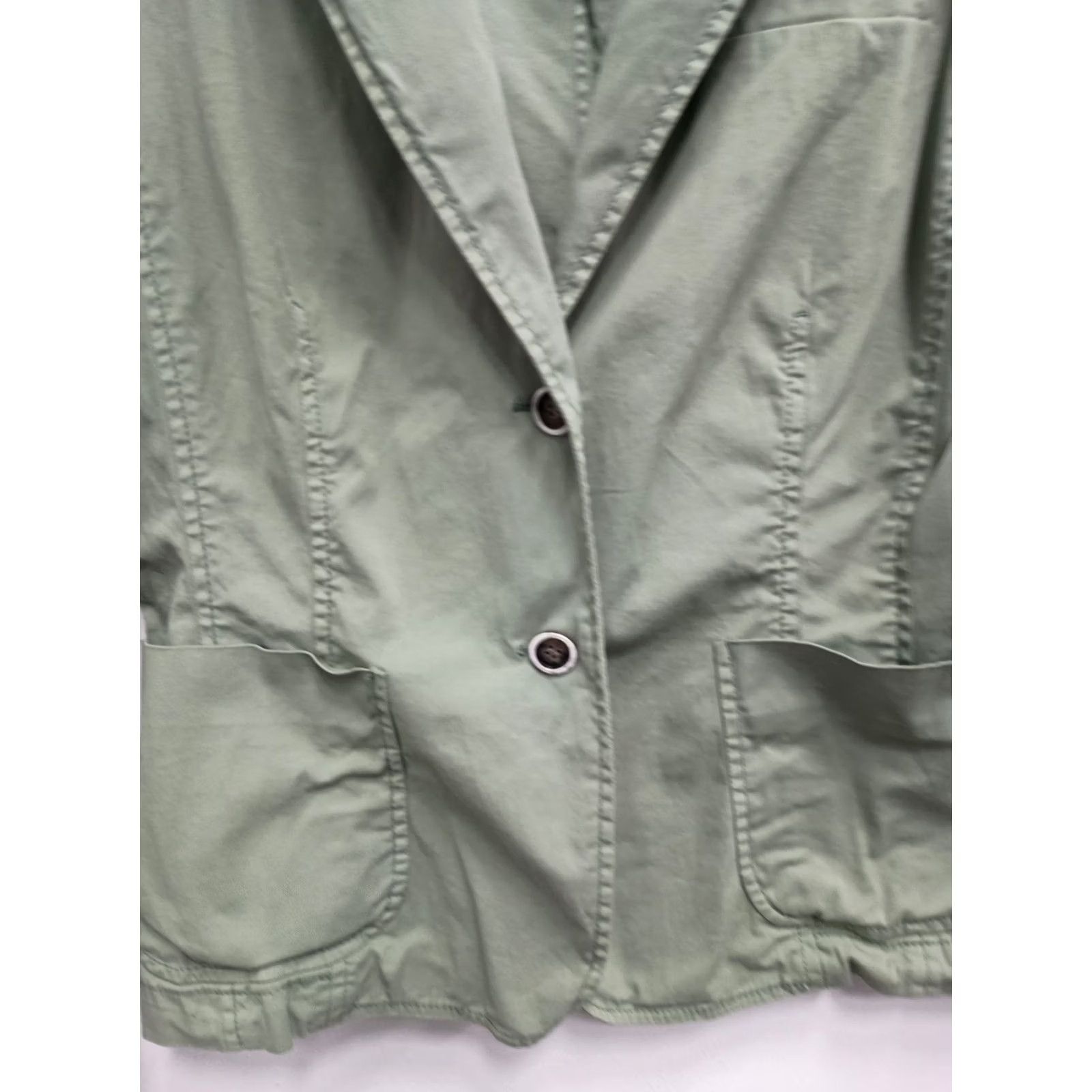 Vintage Lafayette 148 New York Blazer Jacket Sz 4 Green Carrier Office Minimalist Womens Size S / US 4 / IT 40 - 3 Thumbnail
