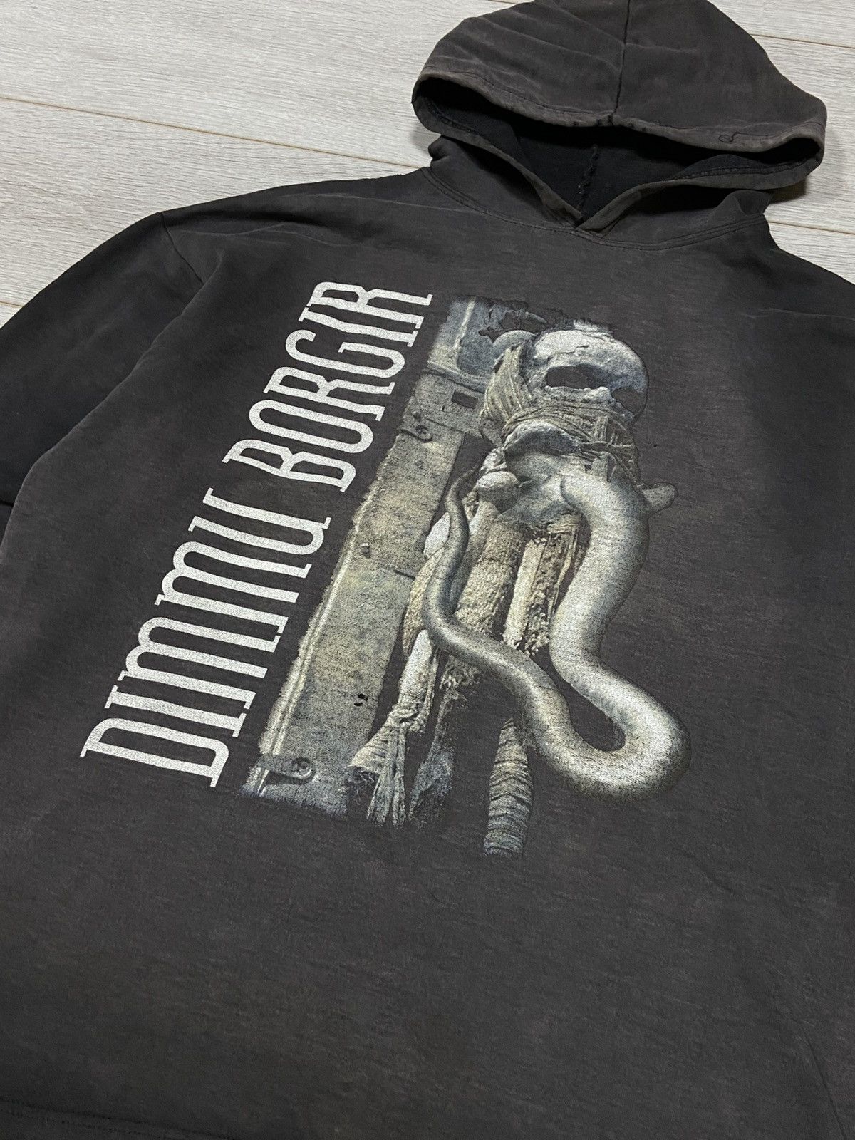 Band Tees Vintage Dimmu Borgit distressed faded hoodie Size US L / EU 52-54 / 3 - 5 Thumbnail