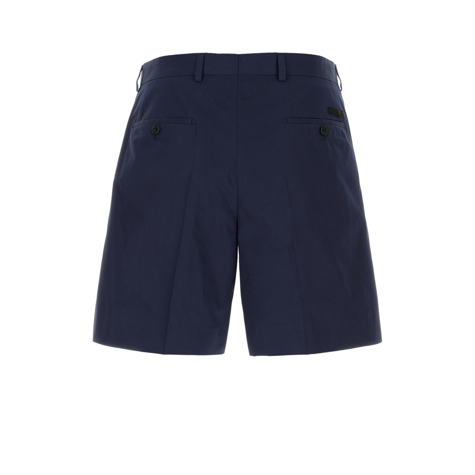 Prada PRADA Dark Blue Poplin Bermuda Shorts New & Authentic (Men's Size US 36 / EU 52 - 2 Thumbnail