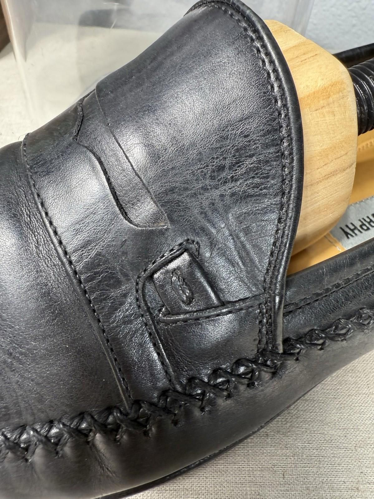 Johnston & Murphy Johnston & Murphy Men's Dress Shoes Black Leather Sz 9.5 M Size US 9.5 / EU 42-43 - 4 Thumbnail