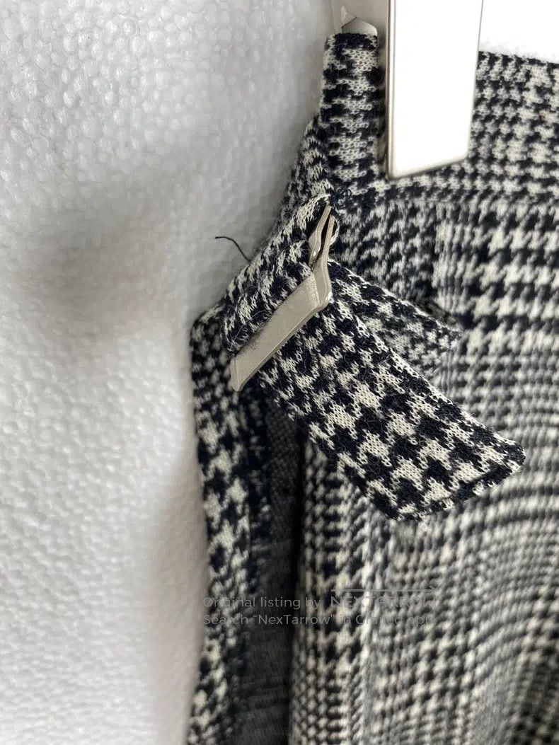 Comme des Garcons Comme Des Garcons size M Houndstooth pattern multi-layered Size 23" - 7 Thumbnail