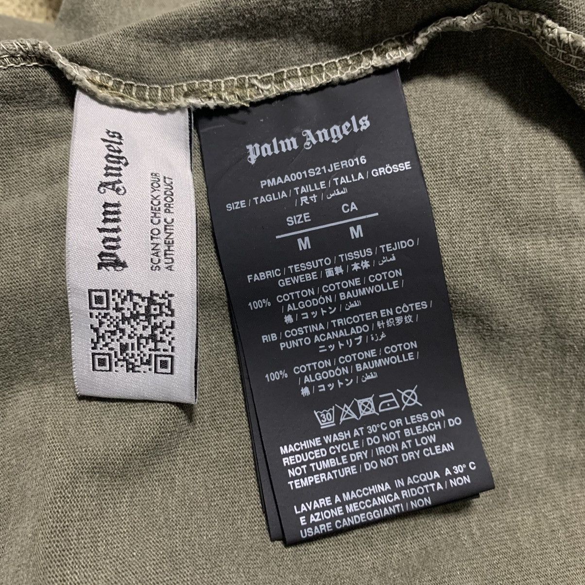 Palm Angels Palm Angels Medium Kill The Bear Green Tee Size US M / EU 48-50 / 2 - 8 Thumbnail