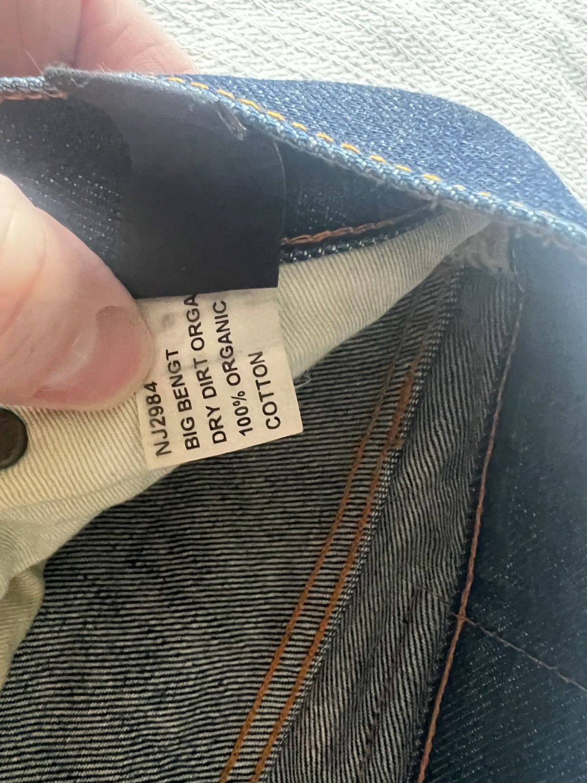 Nudie Jeans Nudie Jeans Big Bengt Dry Dirt Organic Size US 34 / EU 50 - 6 Thumbnail