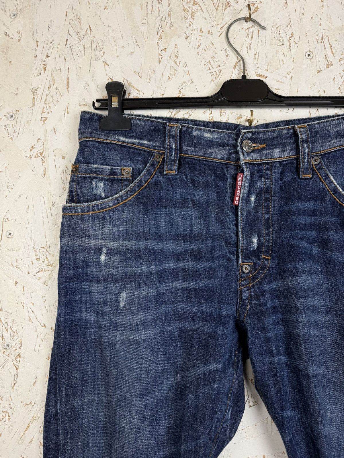 Dsquared2 Vintage Dsquared2 Indigo Distressed Blue Slim Fit Jeans 48 Size US 32 / EU 48 - 2 Thumbnail