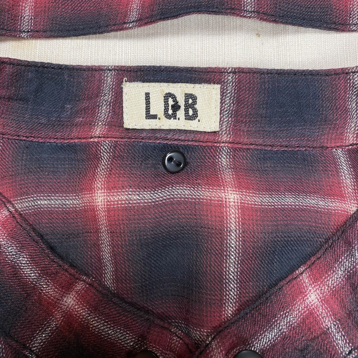 Le Grande Bleu (L.G.B.) LGB Distressed Plaid Flannel Shirts Size US XS / EU 42 / 0 - 12 Thumbnail
