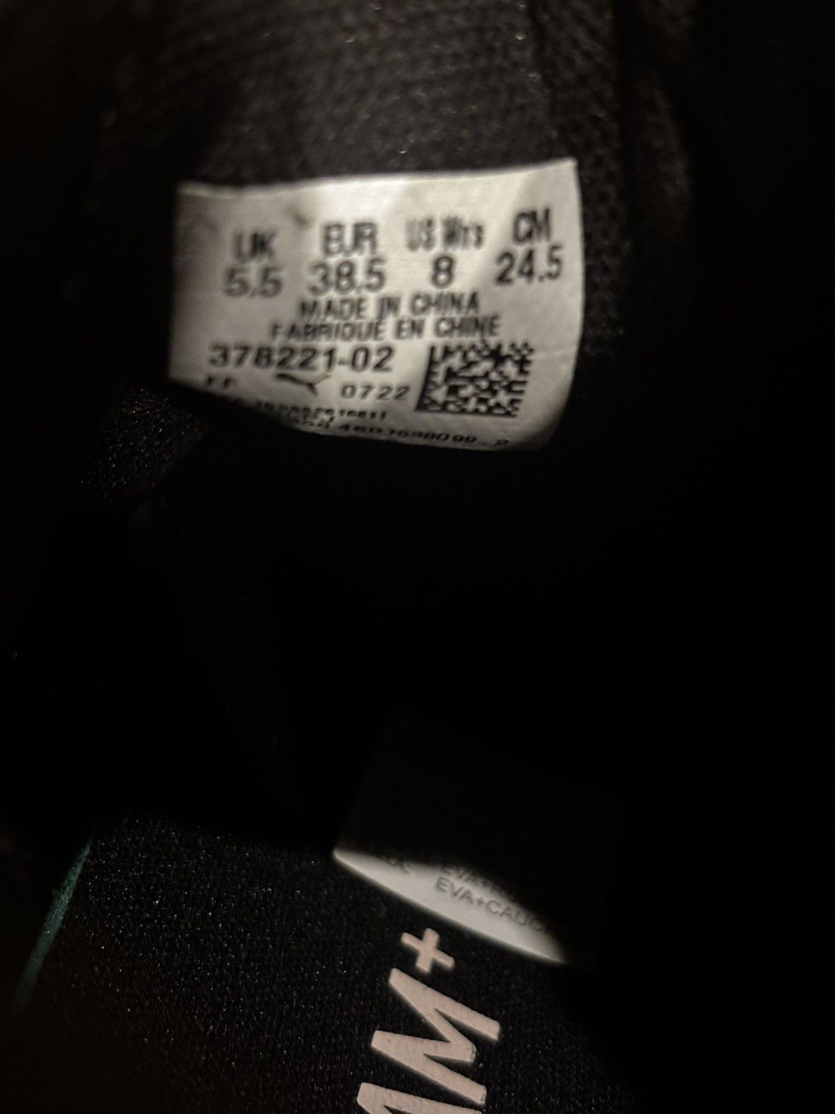 Puma Women’s black running shoes0931 Size US 8 / IT 38 - 9 Thumbnail