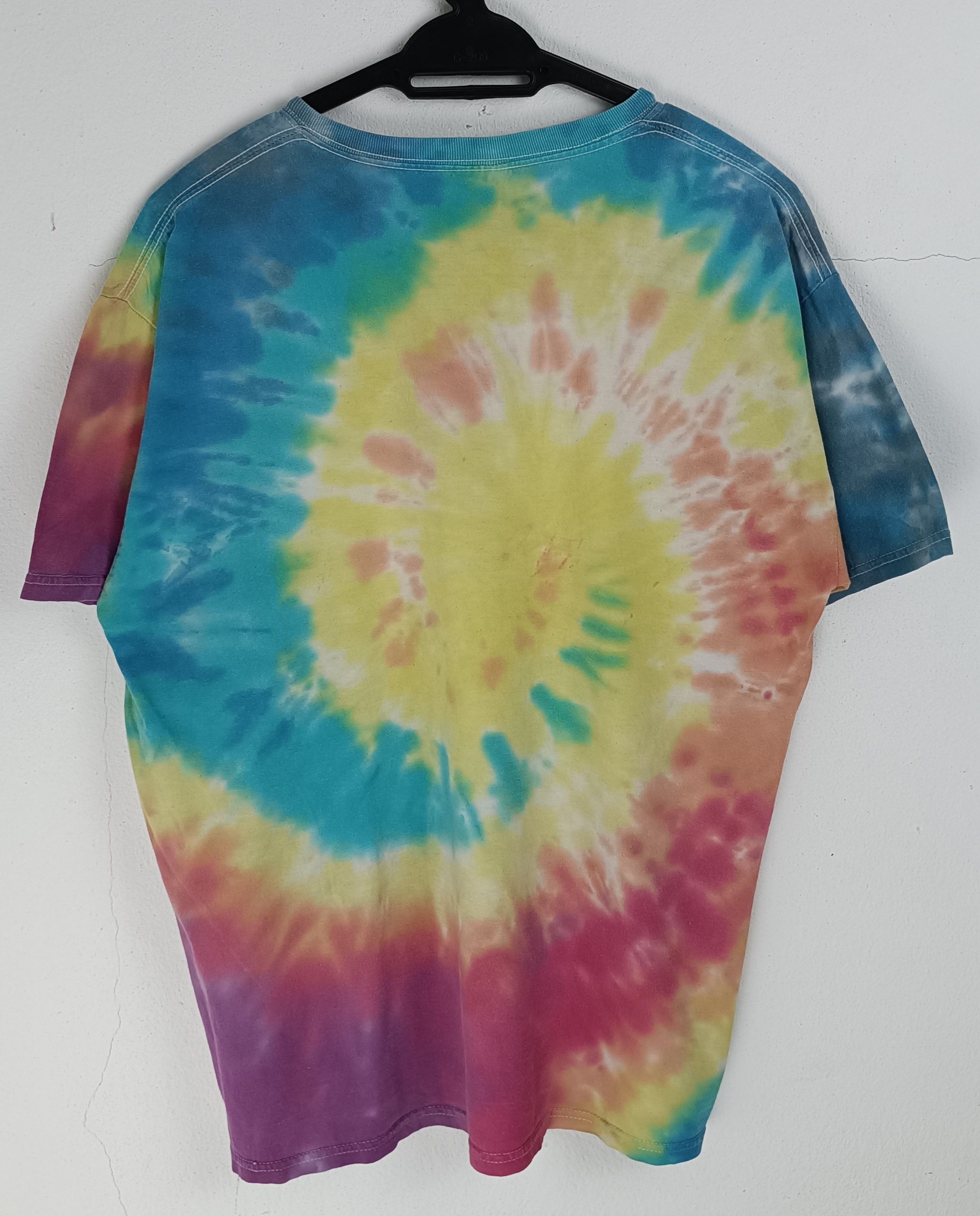 Vintage VINTAGE CAT TIE DYE LSD HIGH FUNNY HUMOR DRUG PET TEE Size US L / EU 52-54 / 3 - 10 Thumbnail