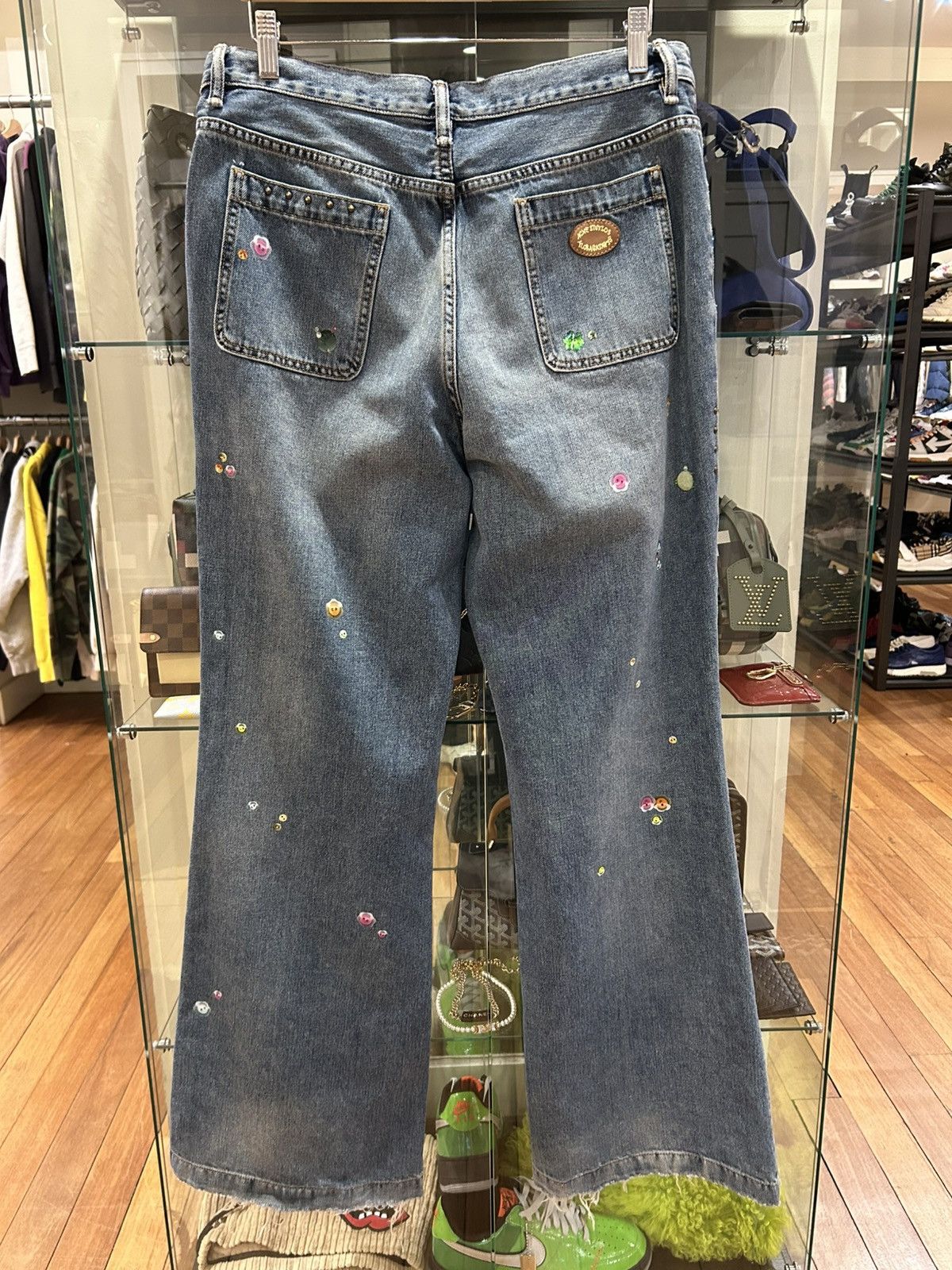 Acne Studios Acne Studios Printed Button Denim Jeans Size US 34 / EU 50 - 2 Thumbnail