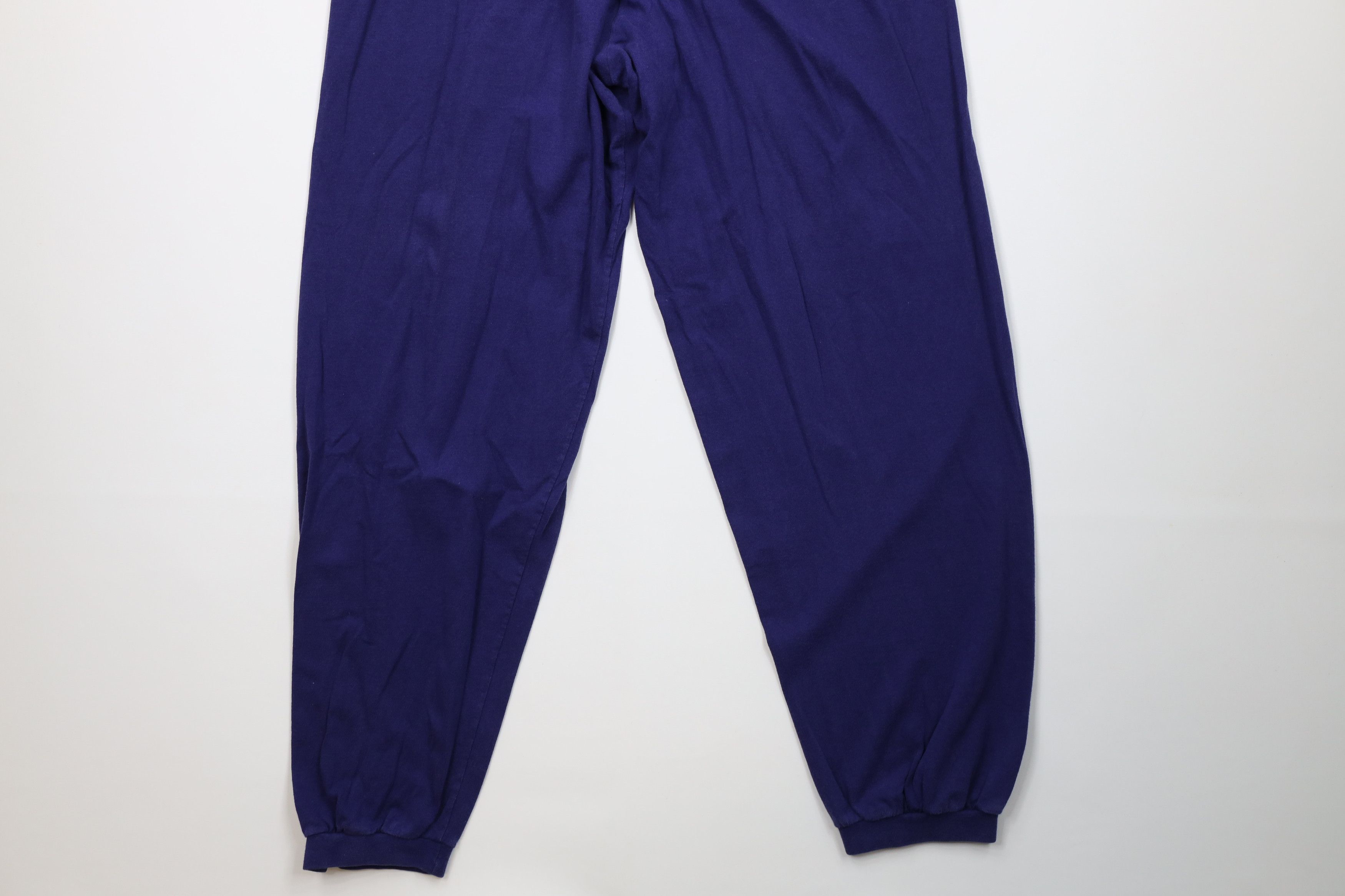 Vintage Vintage 90s Streetwear Lightweight Sweatpants Joggers Blue Size US 36 / EU 52 - 12 Thumbnail