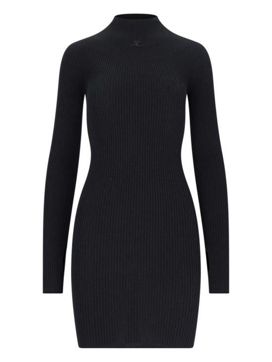 Courreges COURREGES Women Mid Skirts 324MRO466FI0049 9999 Black Size M / US 6-8 / IT 42-44 - 1 Thumbnail