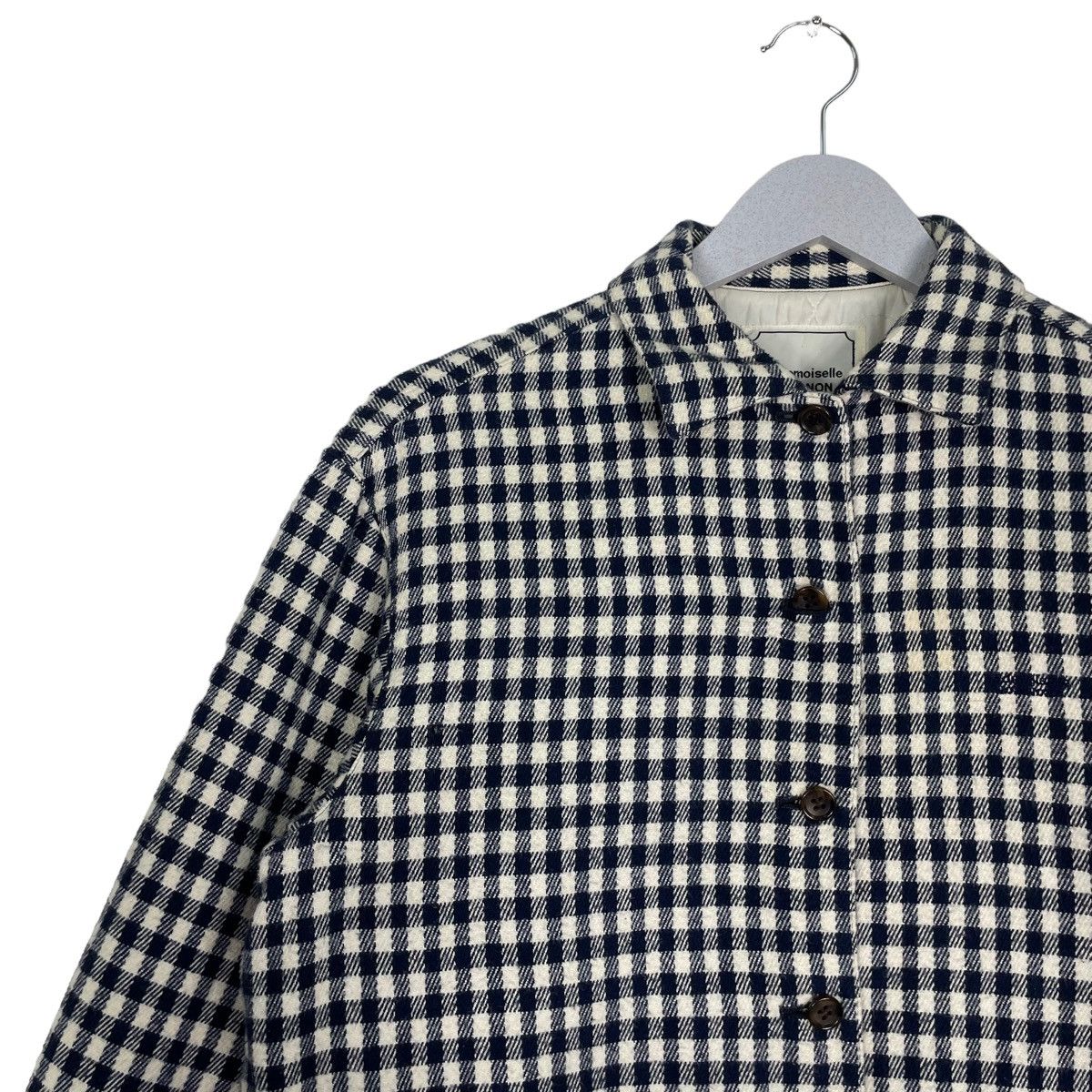 Issey Miyake × Japanese Brand × Mademoiselle Non Non 💥MADEMOISELLE NON NON CHECKED BUTTON JACKET Size US M / EU 48-50 / 2 - 6 Thumbnail