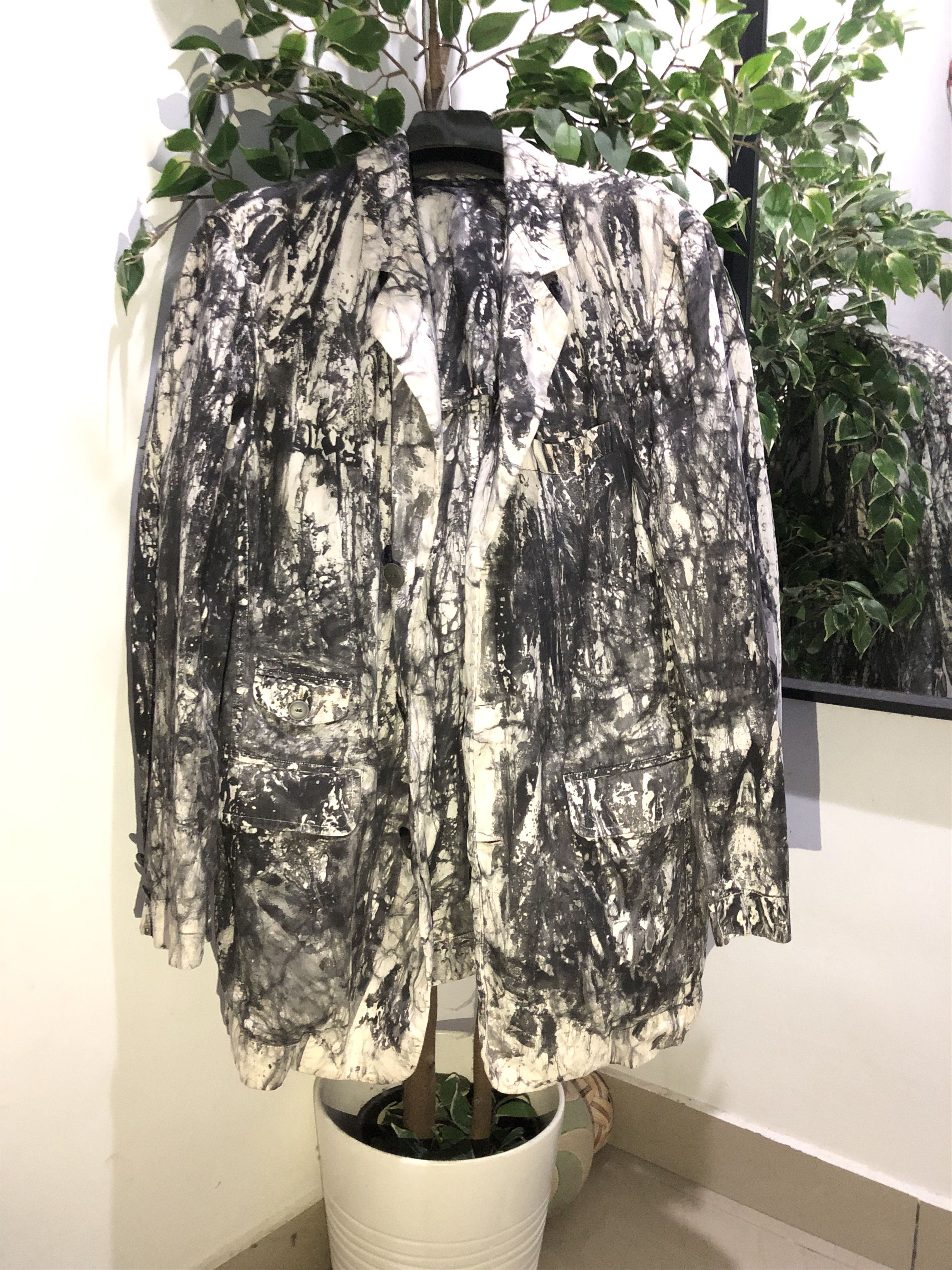 SS94 Suminagashi-Dyed Cotton ISSEY MIYAKE MEN
