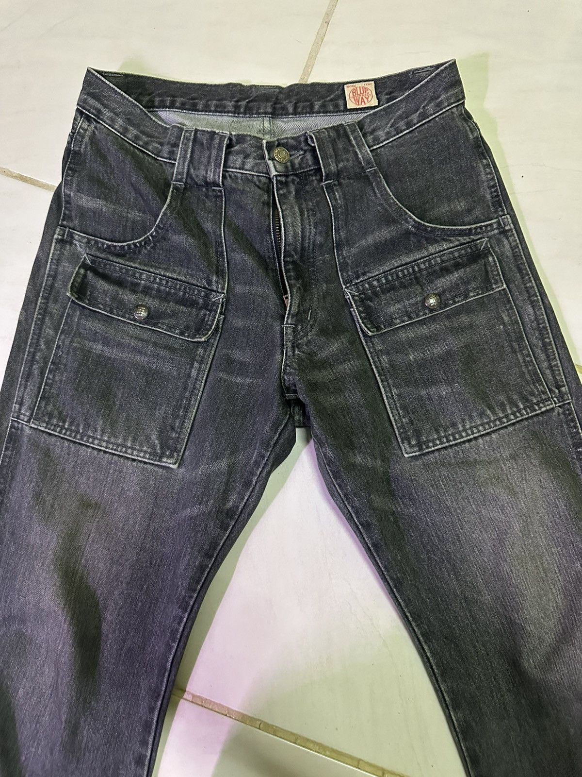 Blue Blue Japan Vintage Blue Way Black Denim Bush Pant Size US 31 - 3 Thumbnail